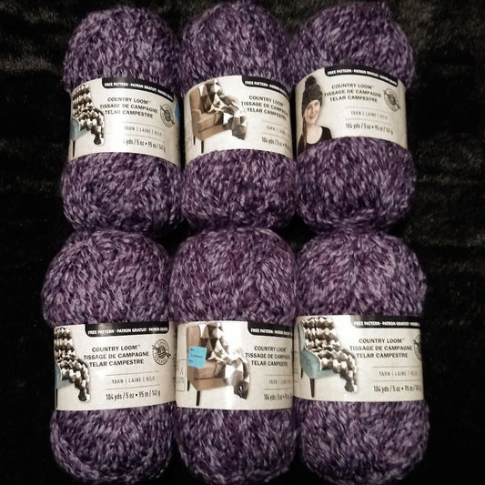 New Purple Yarn Project Image.