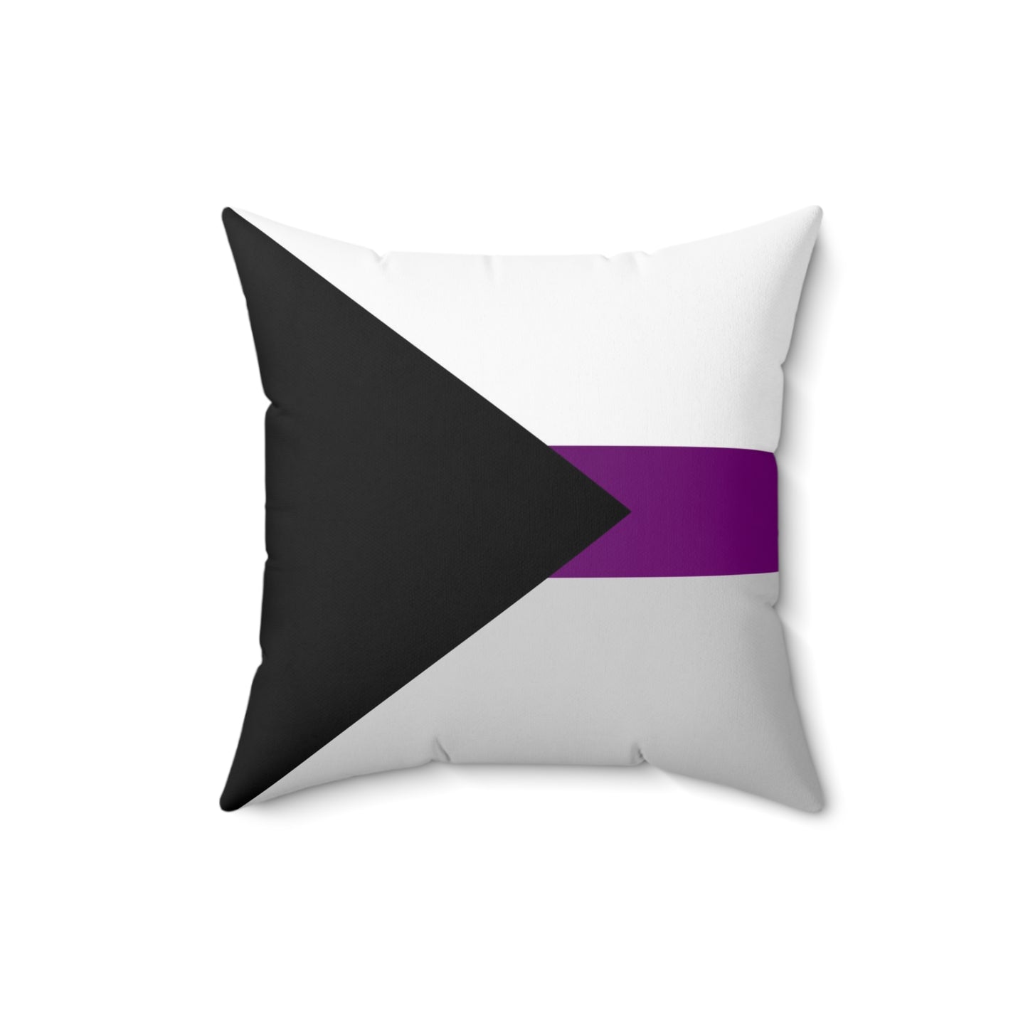 Demisexual Pride Flag | Throw Pillow | Black White Grey Purple