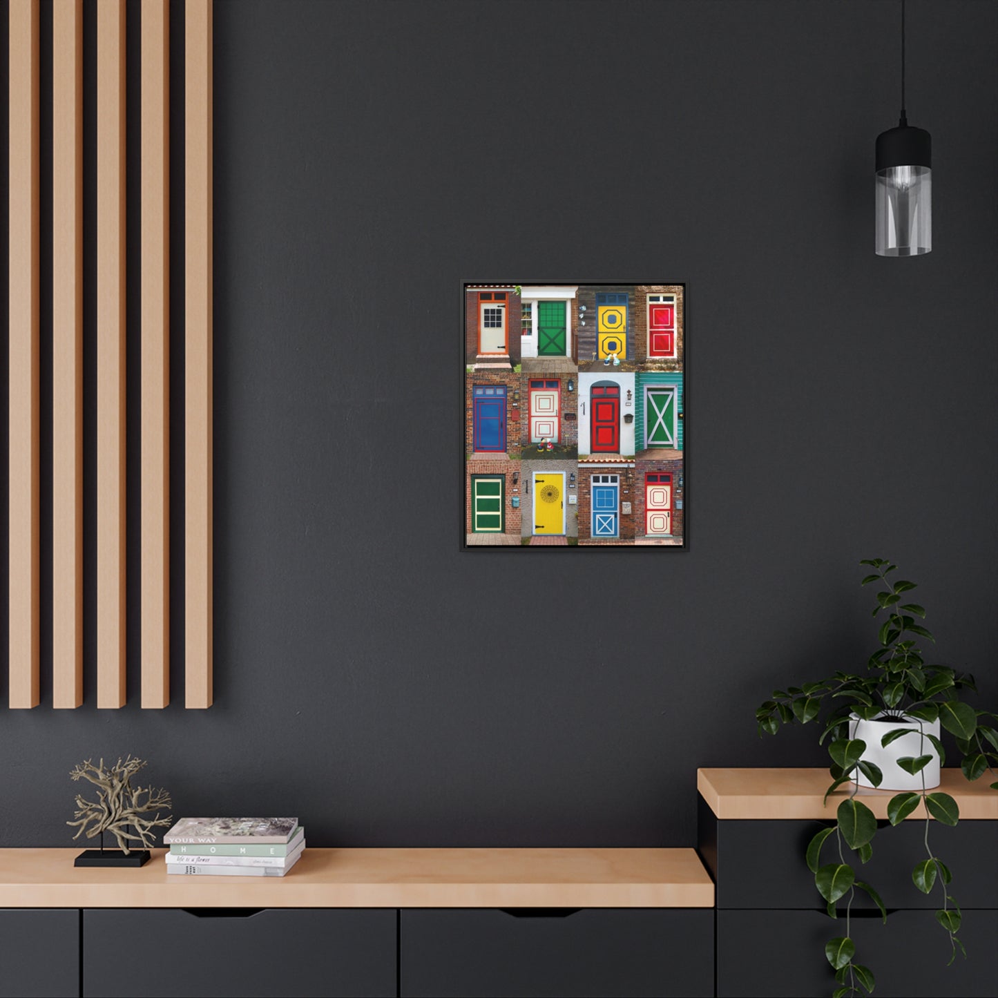 Dutch Doors Composite | Framed Canvas