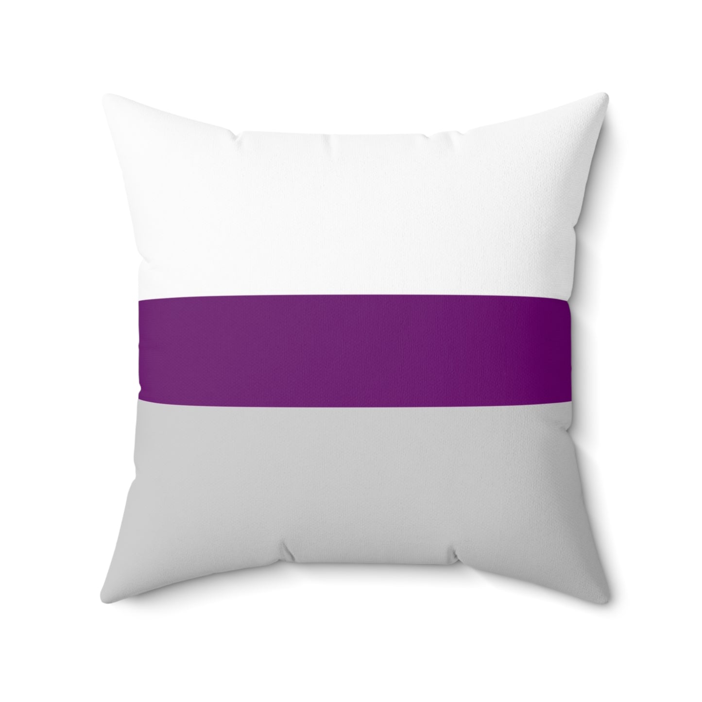 Demisexual Pride Flag | Throw Pillow | Black White Grey Purple