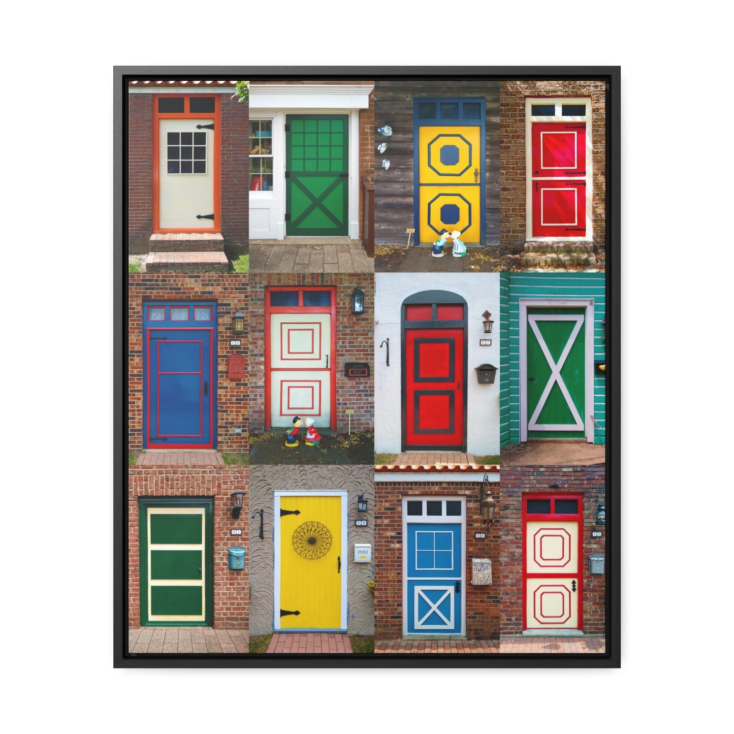 Dutch Doors Composite | Framed Canvas