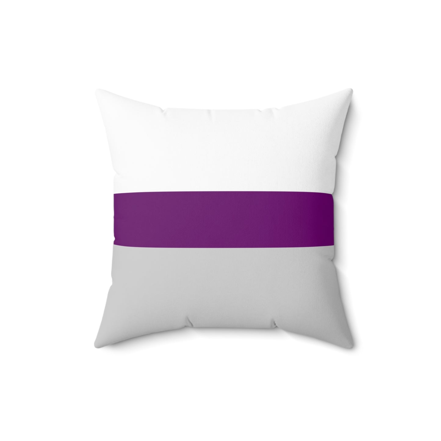 Demisexual Pride Flag | Throw Pillow | Black White Grey Purple