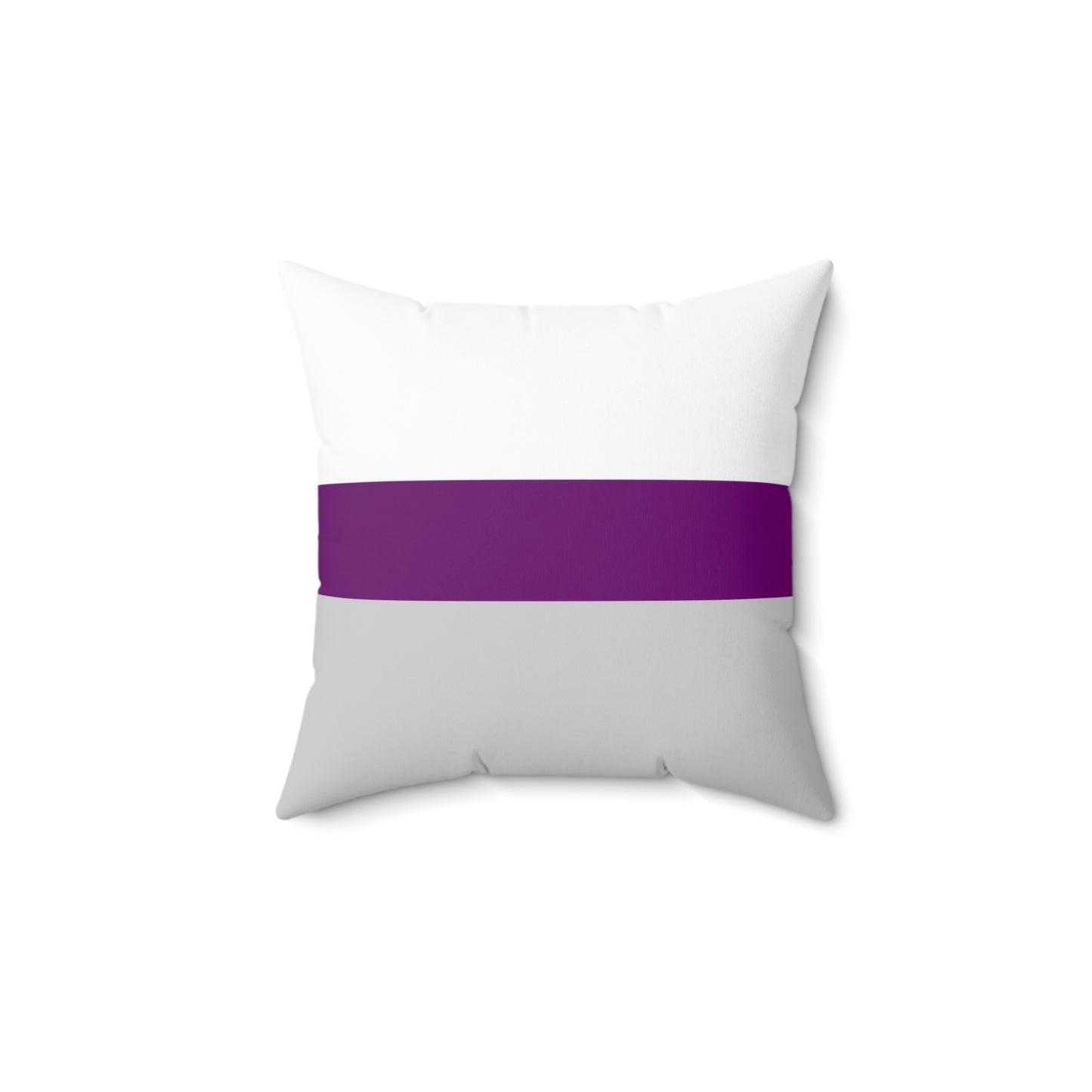 Demisexual Pride Flag | Throw Pillow | Black White Grey Purple