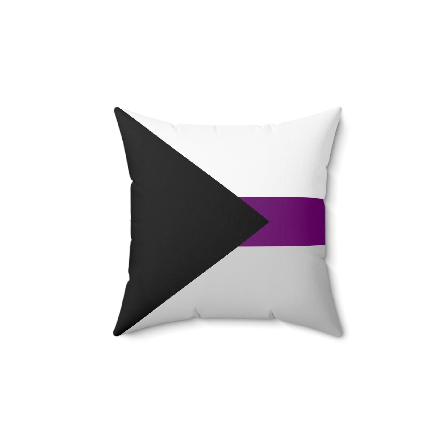 Demisexual Pride Flag | Throw Pillow | Black White Grey Purple