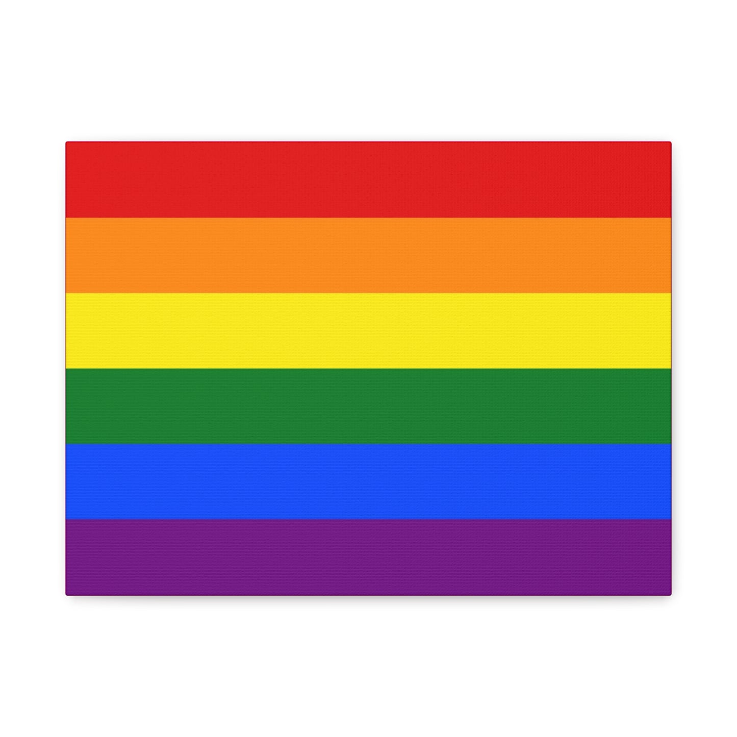 Gay Pride Flag (1979) | Canvas Print | Hot Pink Sides
