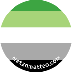 Aromantic Pride Flag | Pinback Button | 1in