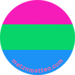 Polysexual Pride Flag | Pinback Button | 1in