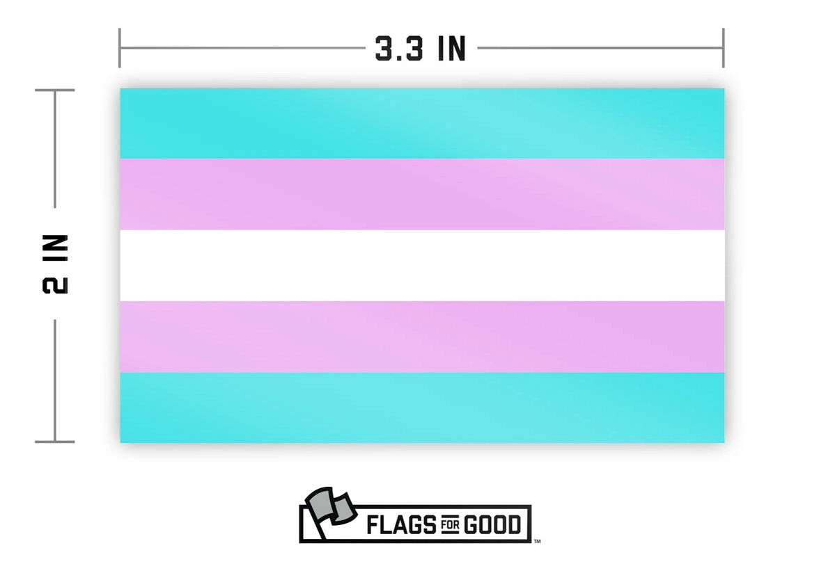 Transgender Pride Flag | Vinyl Sticker