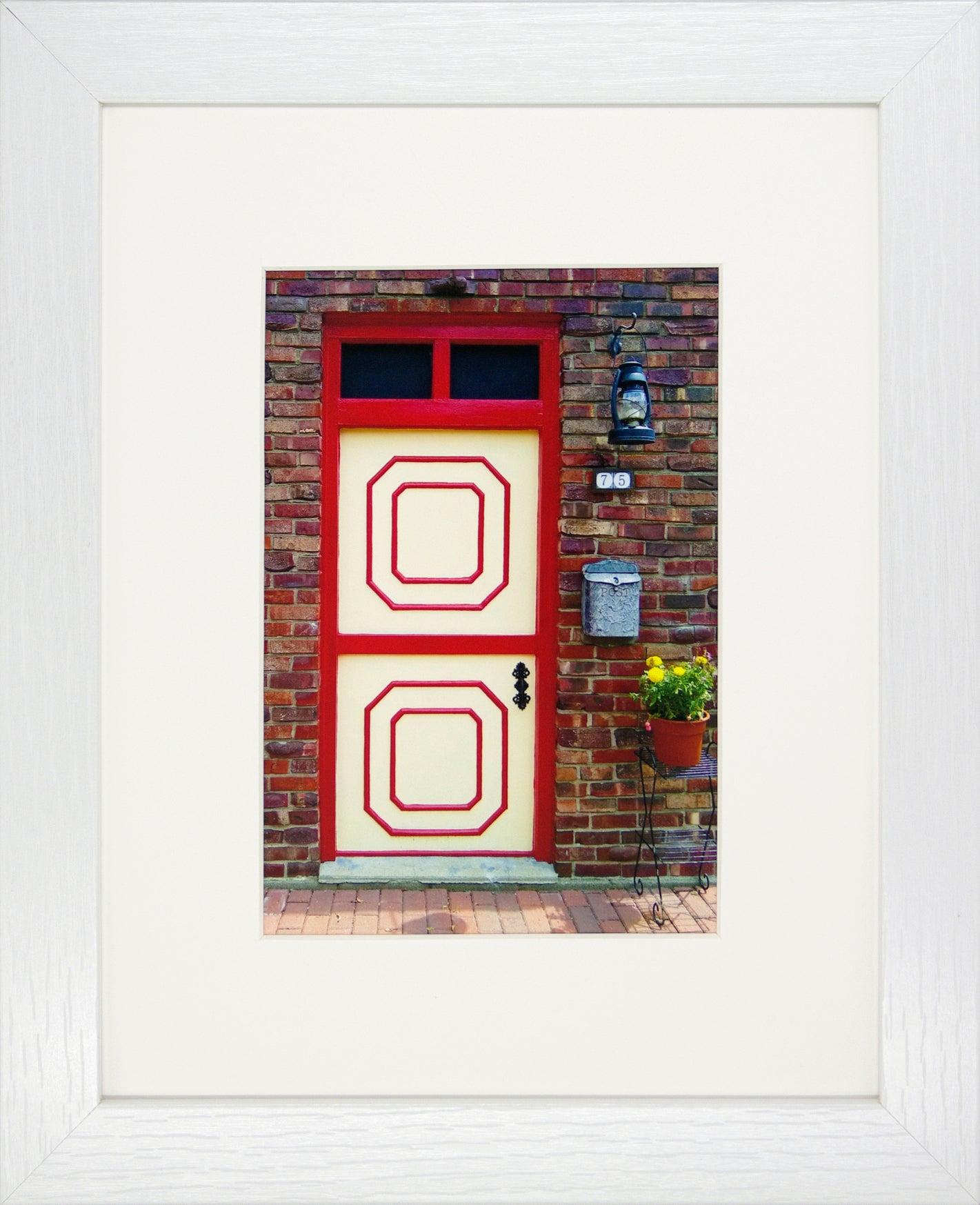 Dutch Doors series, #75 Cream Red by Matteo
