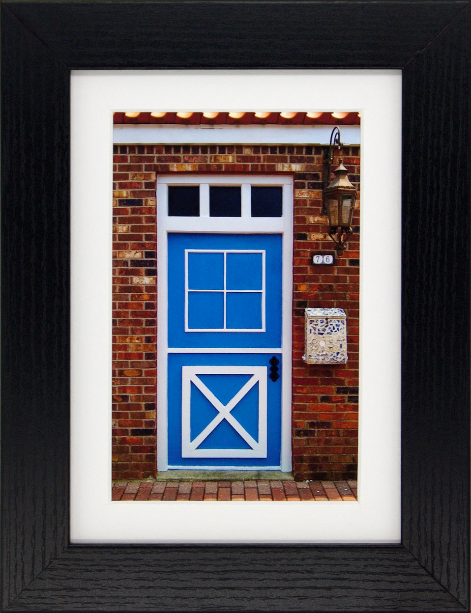Dutch Doors series, #76 Blue White by Matteo