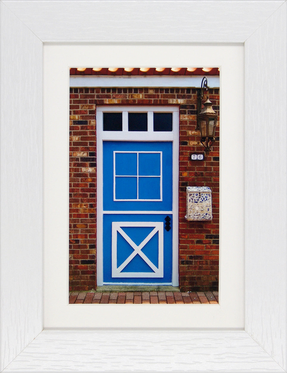 Dutch Doors series, #76 Blue White by Matteo