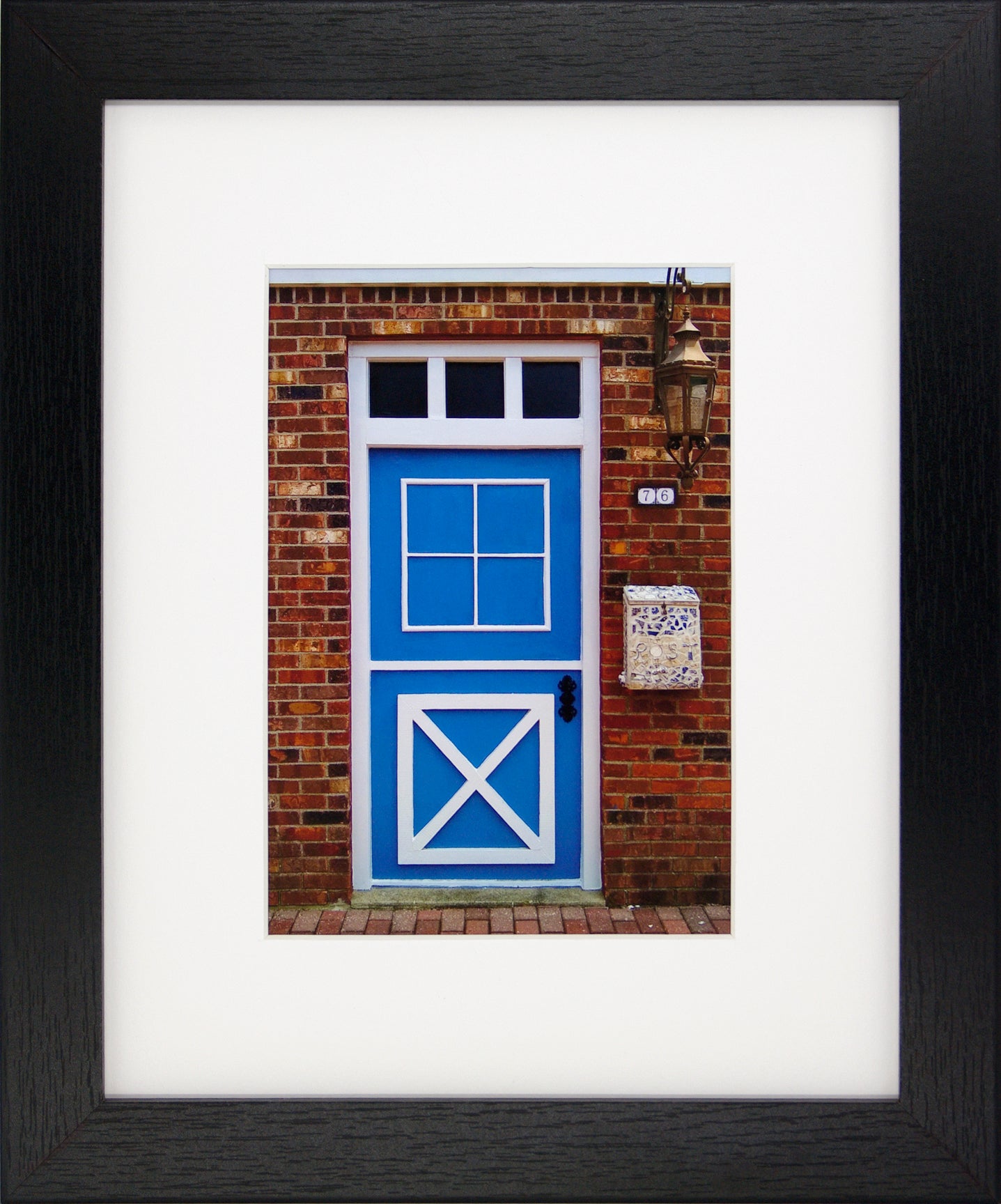 Dutch Doors series, #76 Blue White by Matteo
