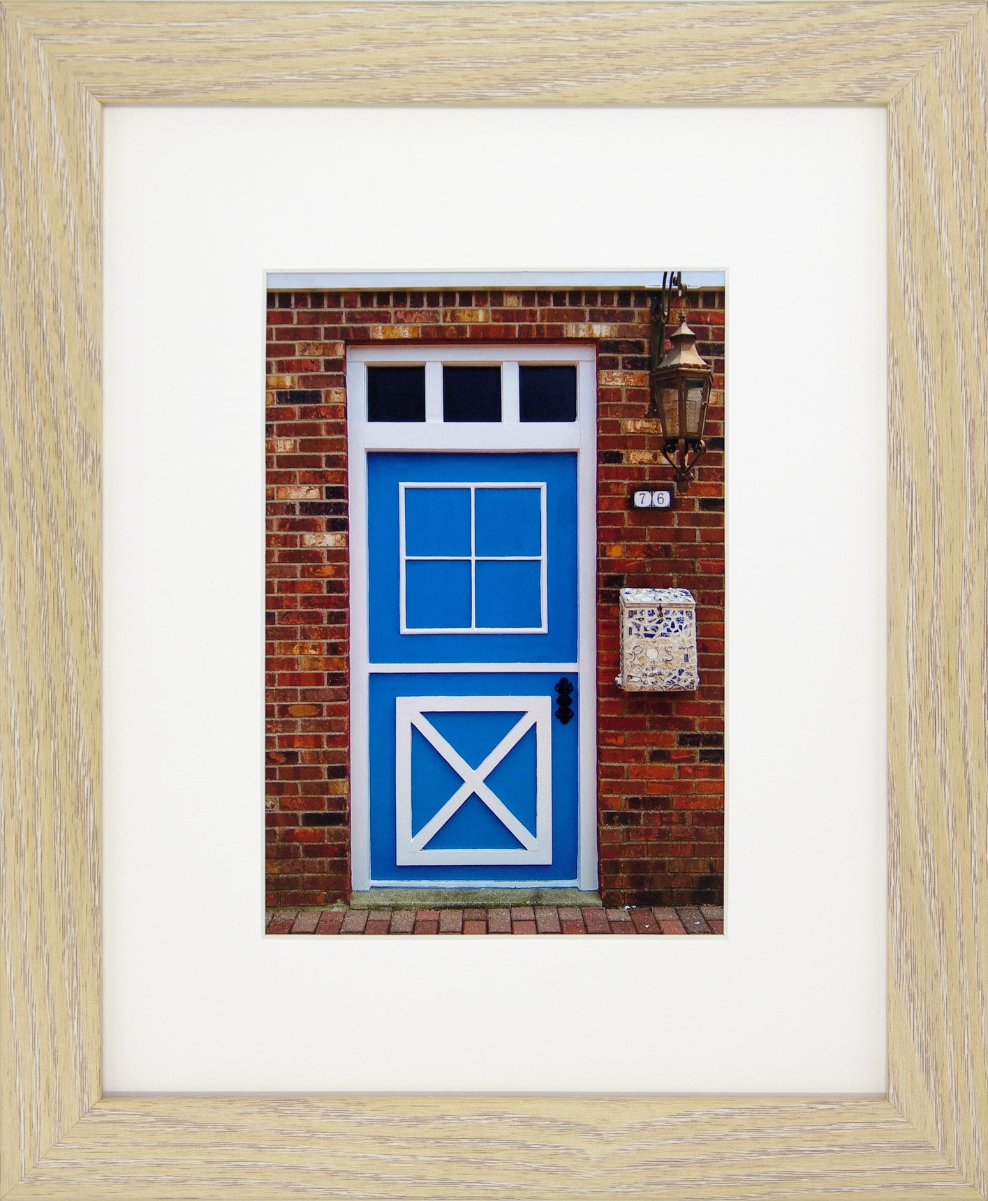 Dutch Doors series, #76 Blue White by Matteo
