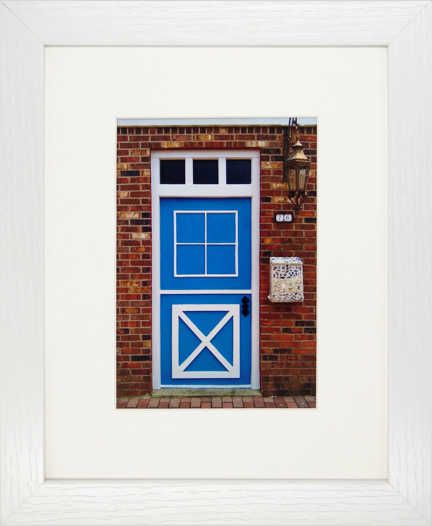Dutch Doors series, #76 Blue White by Matteo