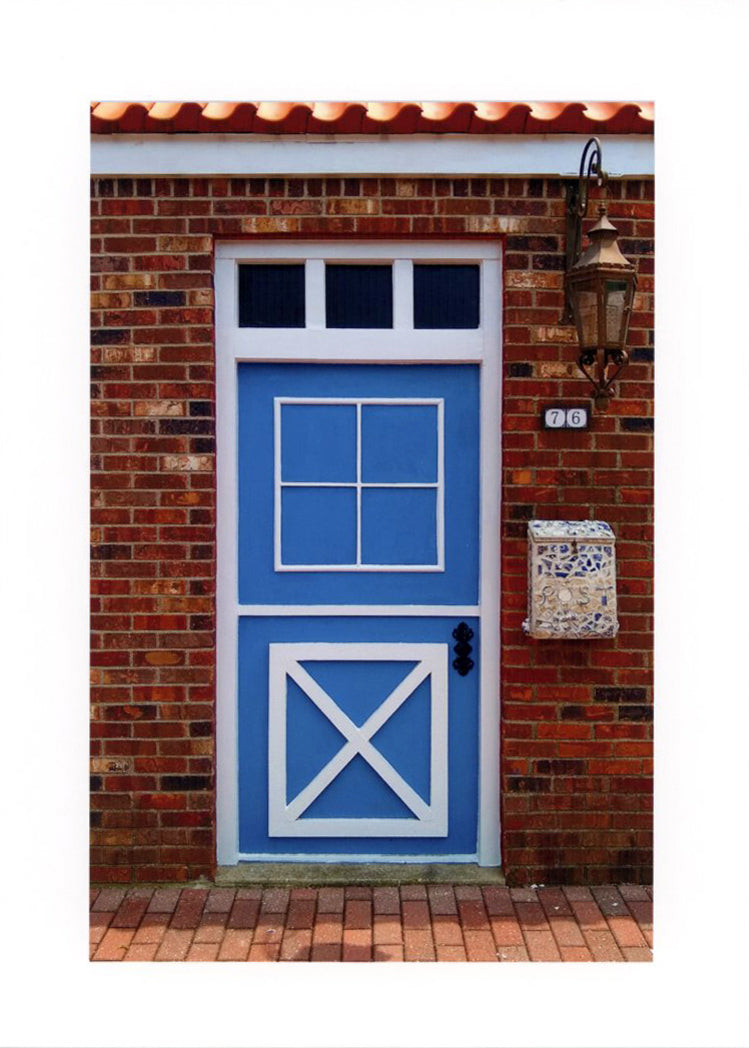 Dutch Doors series, #76 Blue White by Matteo