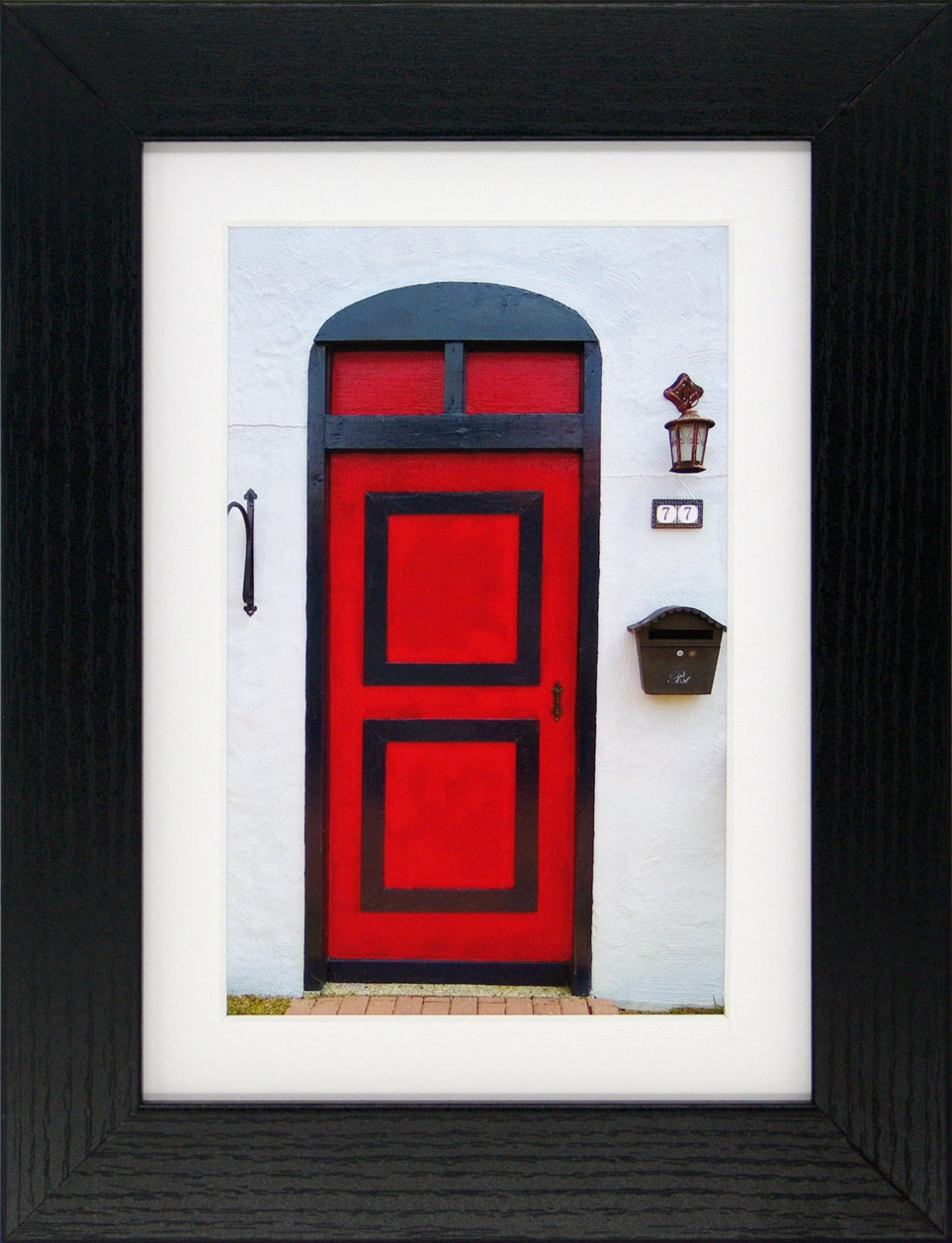 Dutch Doors series, #77 Red Black by Matteo
