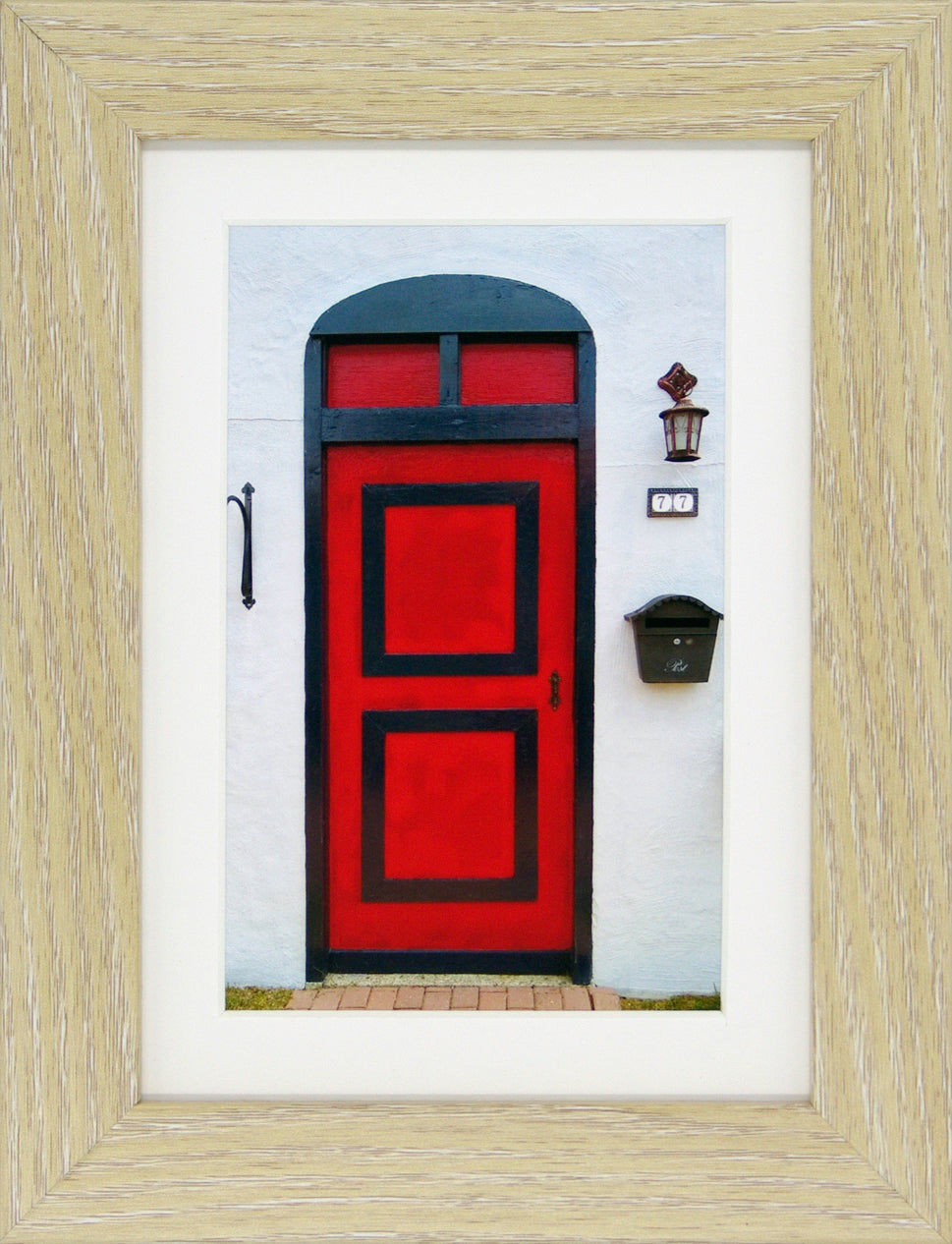 Dutch Doors series, #77 Red Black by Matteo