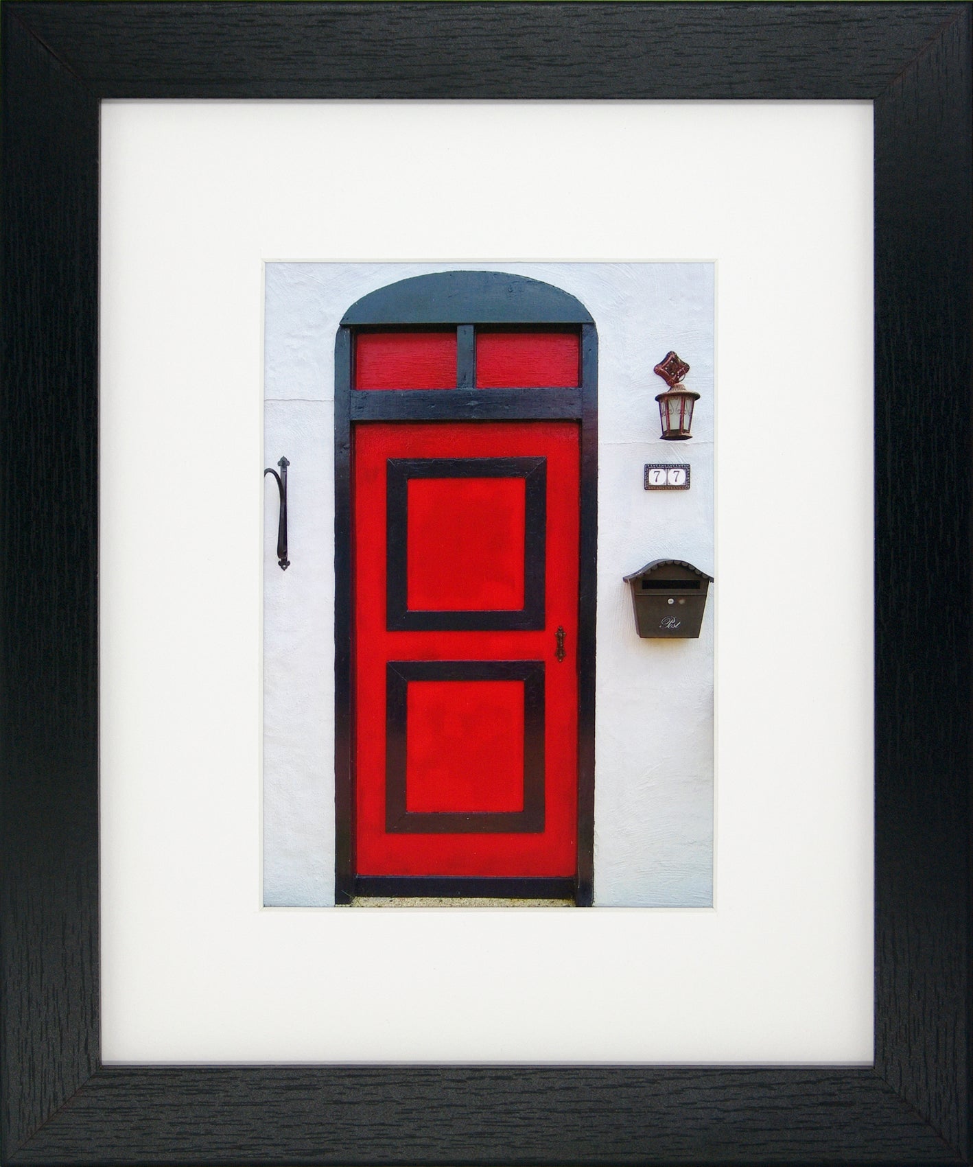 Dutch Doors series, #77 Red Black by Matteo