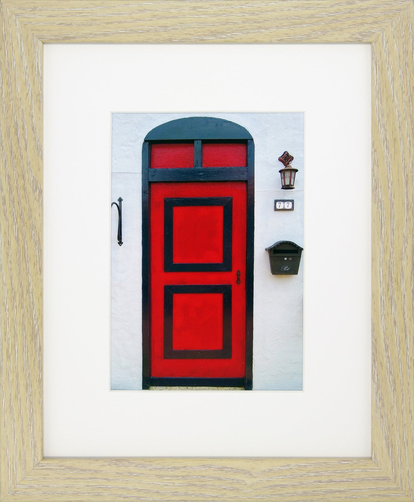 Dutch Doors series, #77 Red Black by Matteo