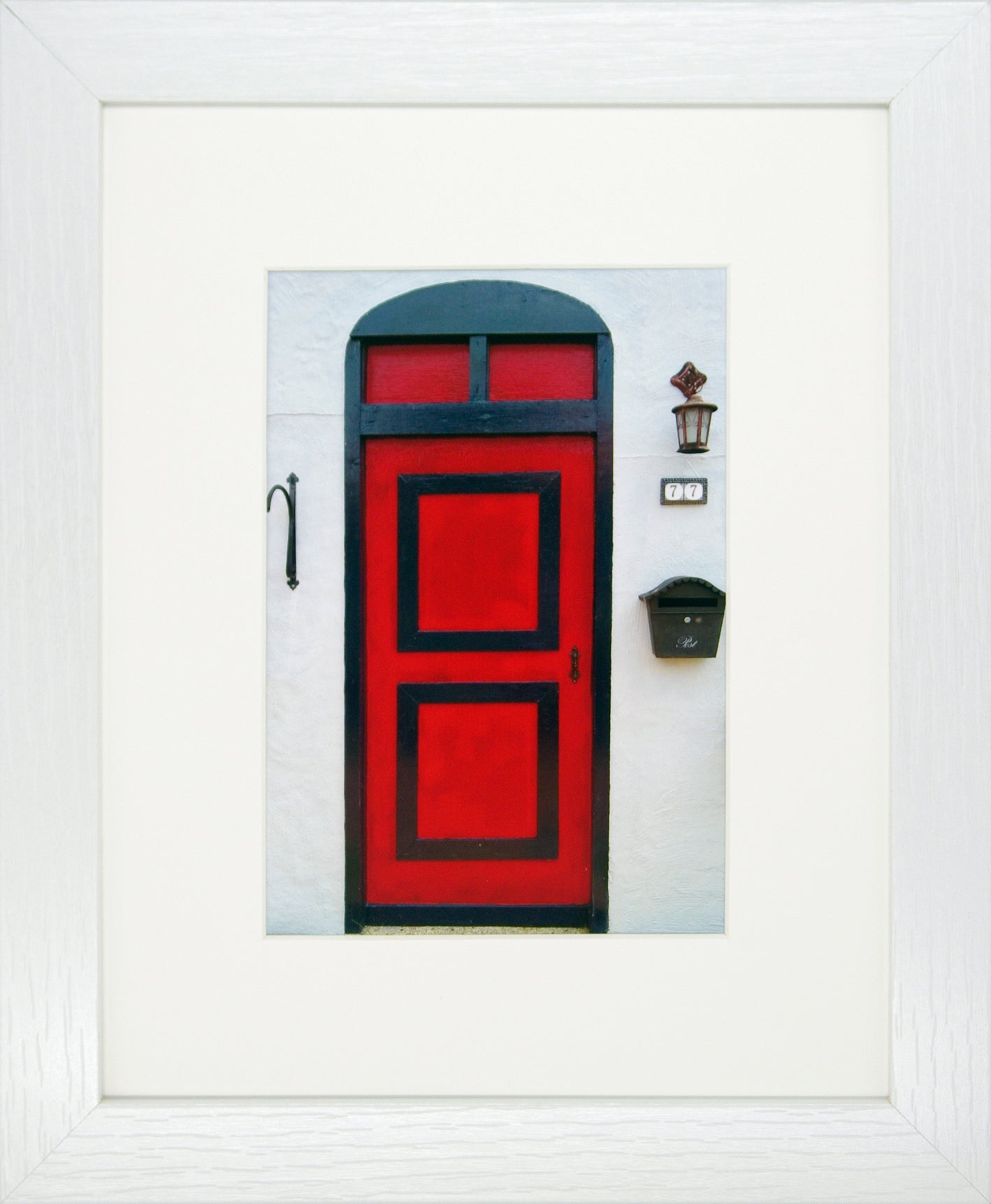 Dutch Doors series, #77 Red Black by Matteo