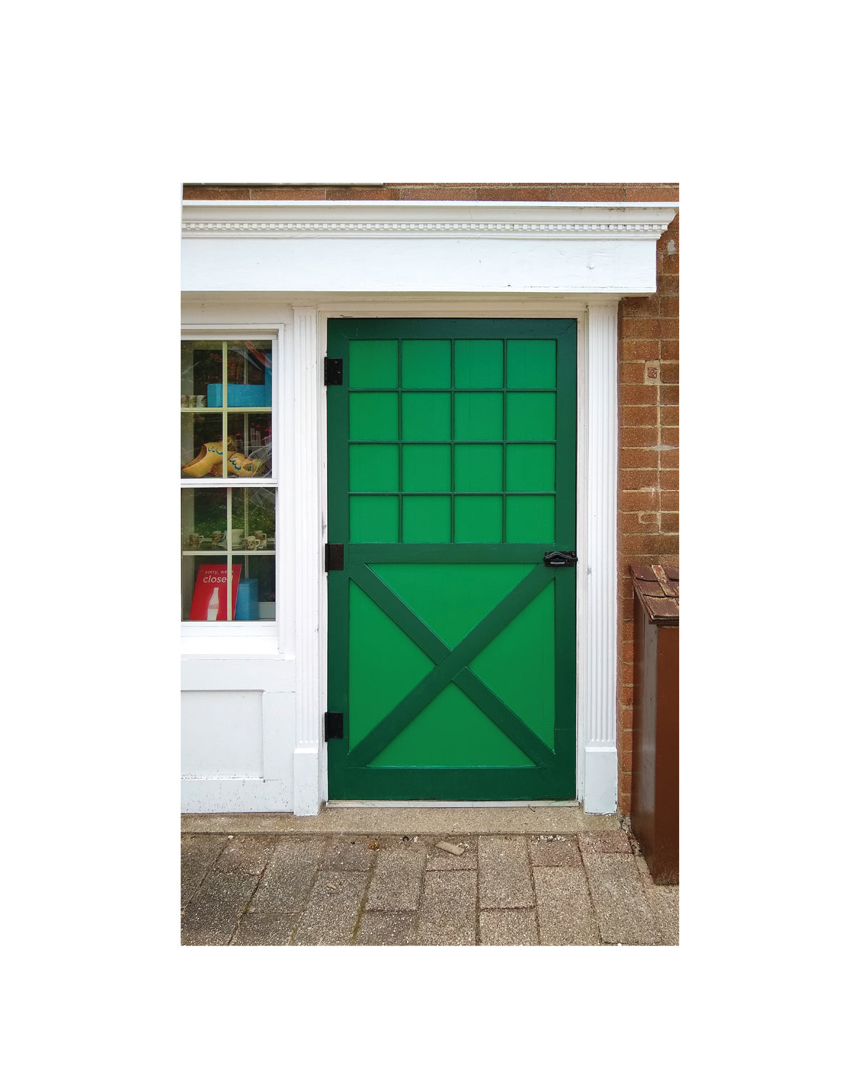 Dutch Doors series, Green Dark Green by Matteo