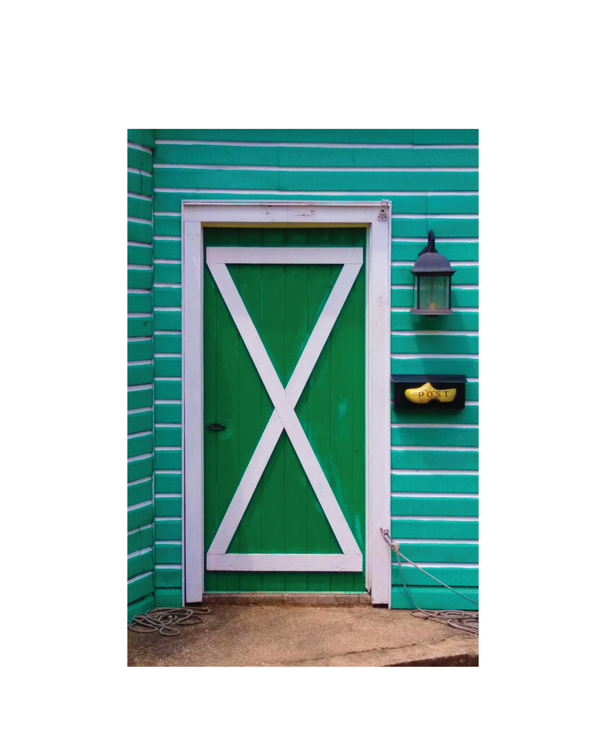 Dutch Doors series, Green White by Matteo