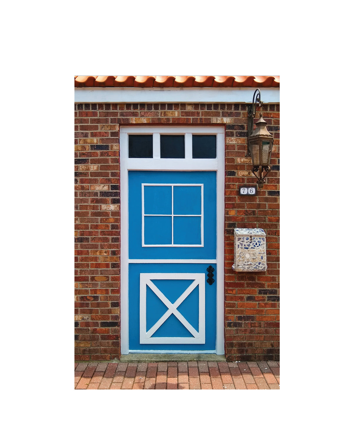Dutch Doors series, #76 Blue White by Matteo