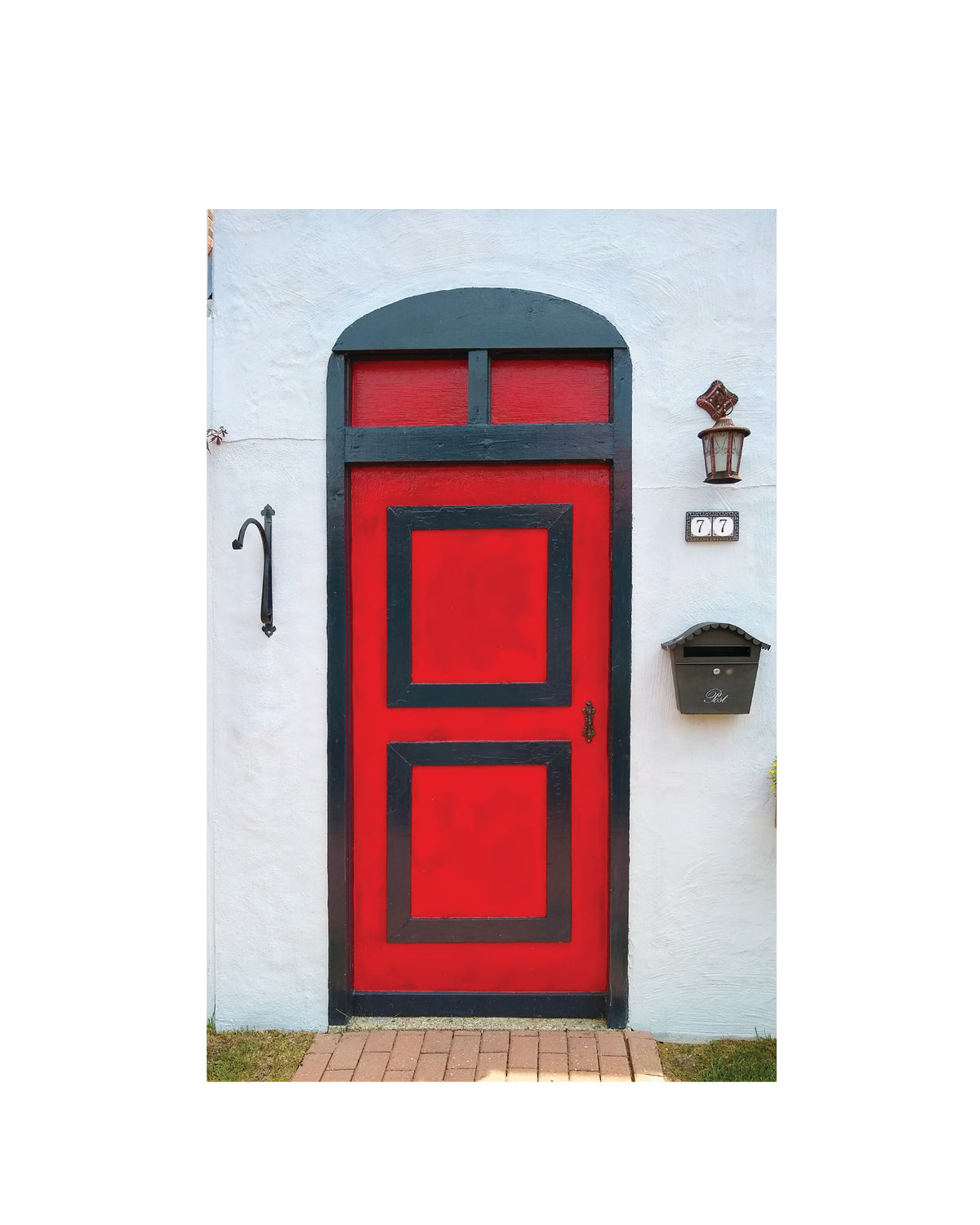 Dutch Doors series, #77 Red Black by Matteo