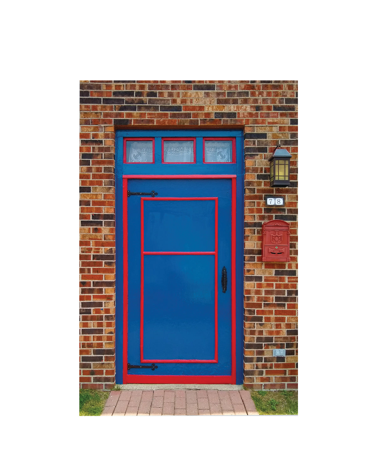 Dutch Doors series, #78 Blue Red by Matteo