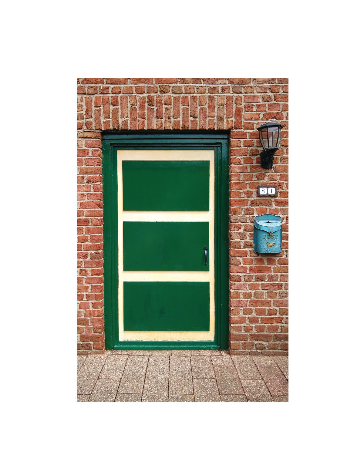 Dutch Doors series, #81 Green Cream by Matteo