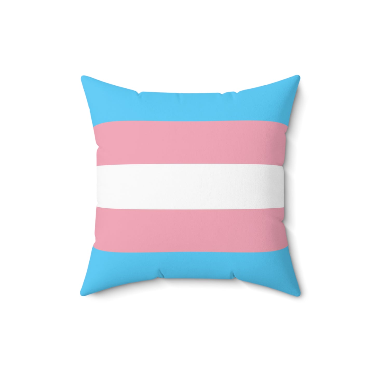 Transgender Pride Flag | Throw Pillow | Blue Pink White