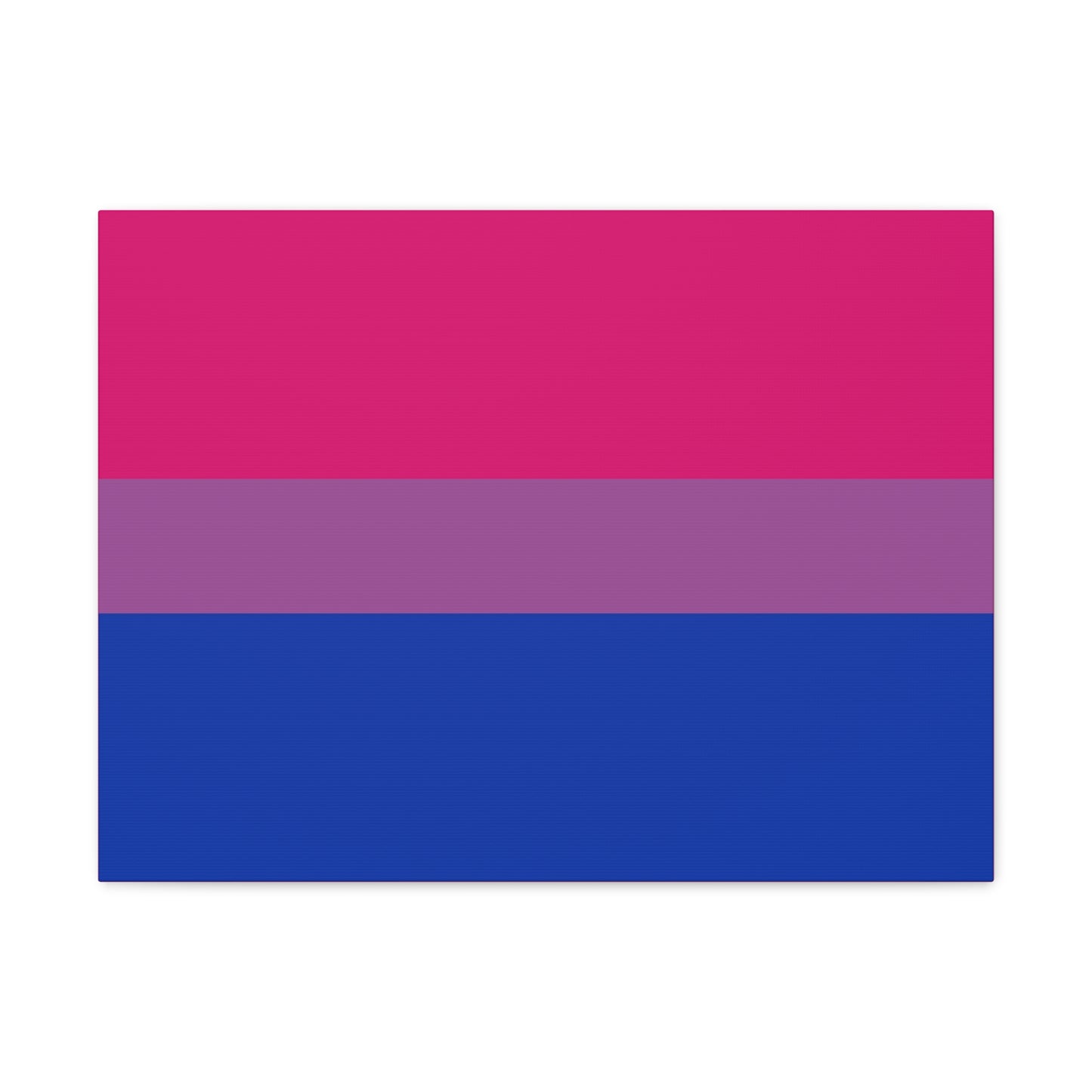 Bisexual Pride Flag | Canvas Print | Hot Pink Sides