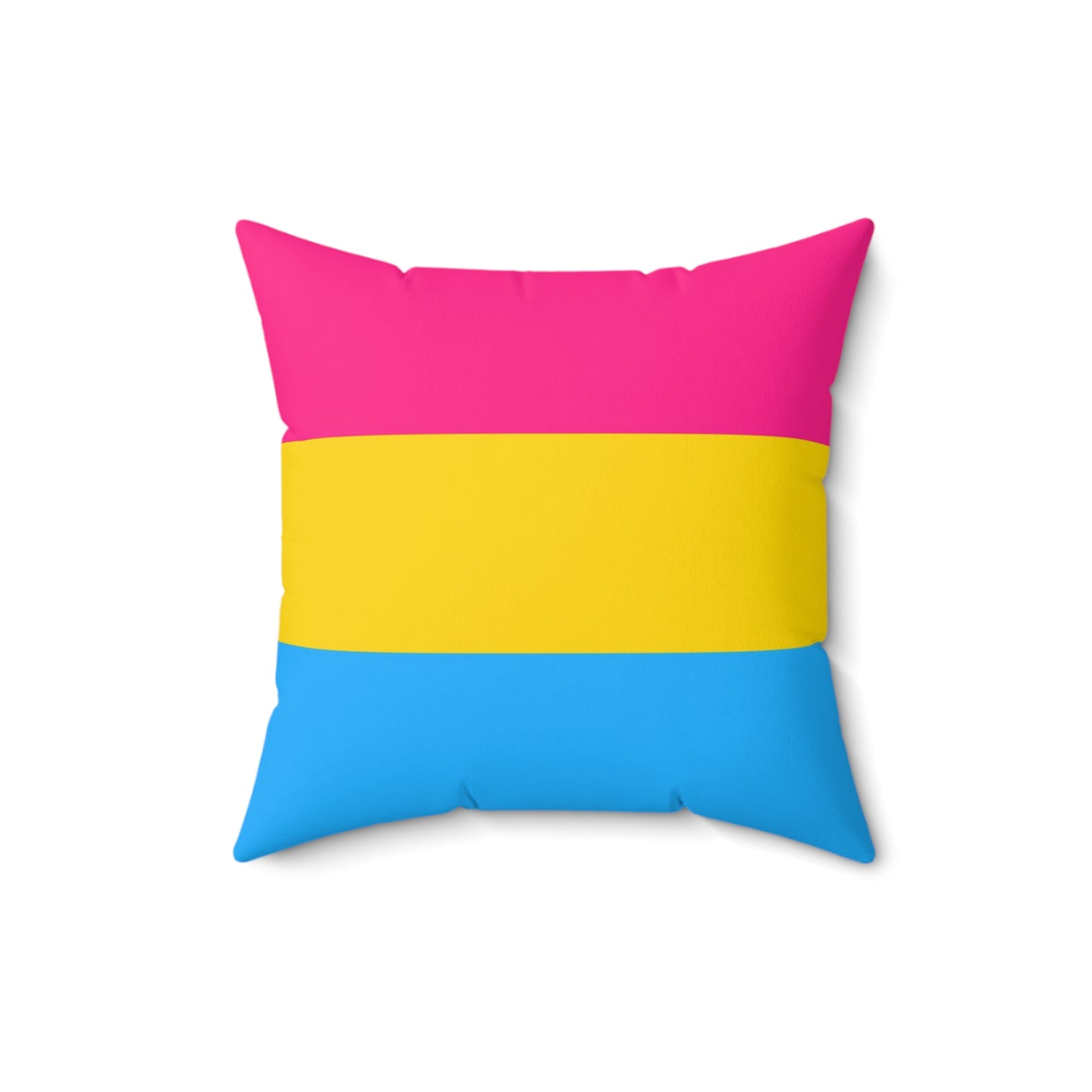 Pansexual Pride Flag | Throw Pillow | Blue Yellow Pink