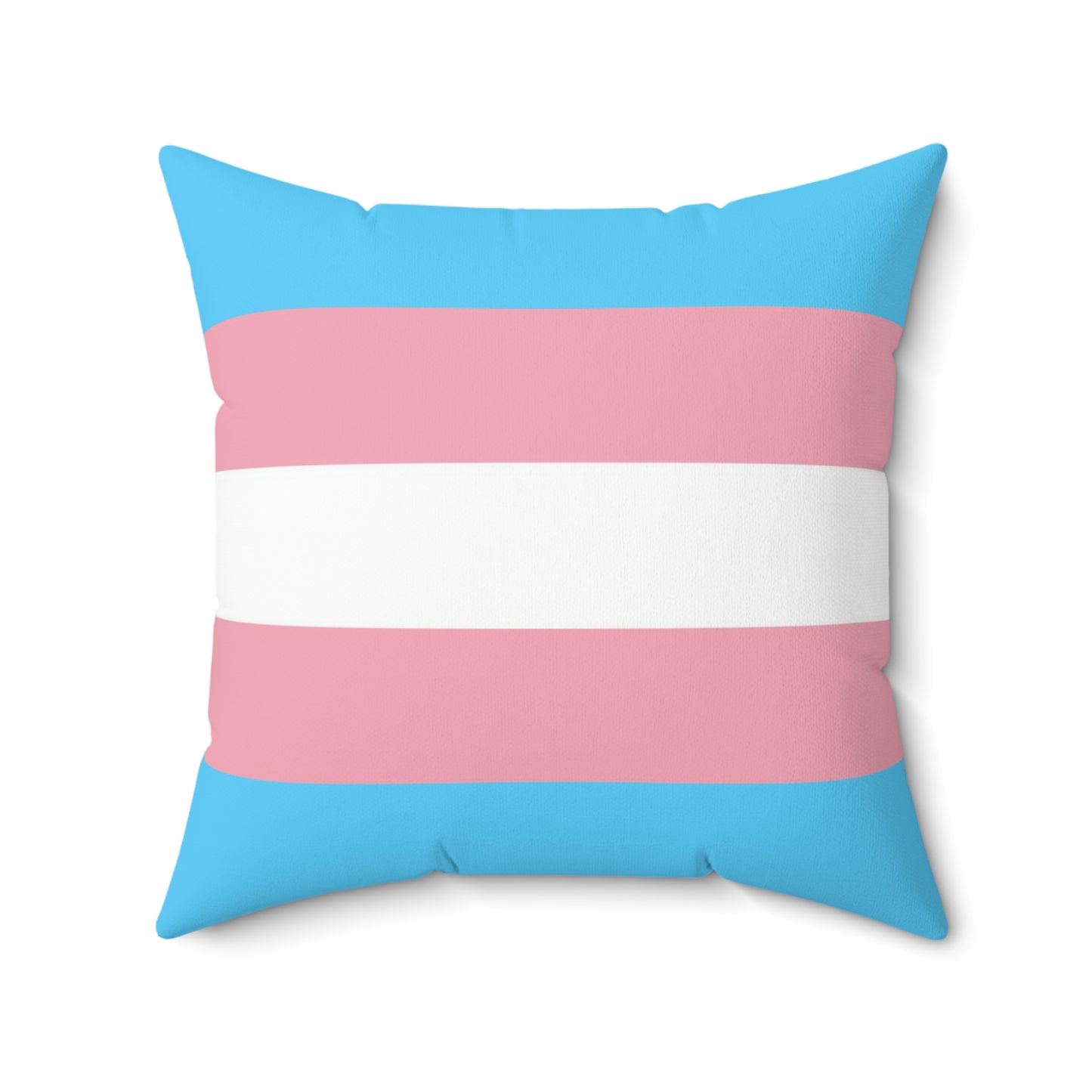 Transgender Pride Flag | Throw Pillow | Blue Pink White