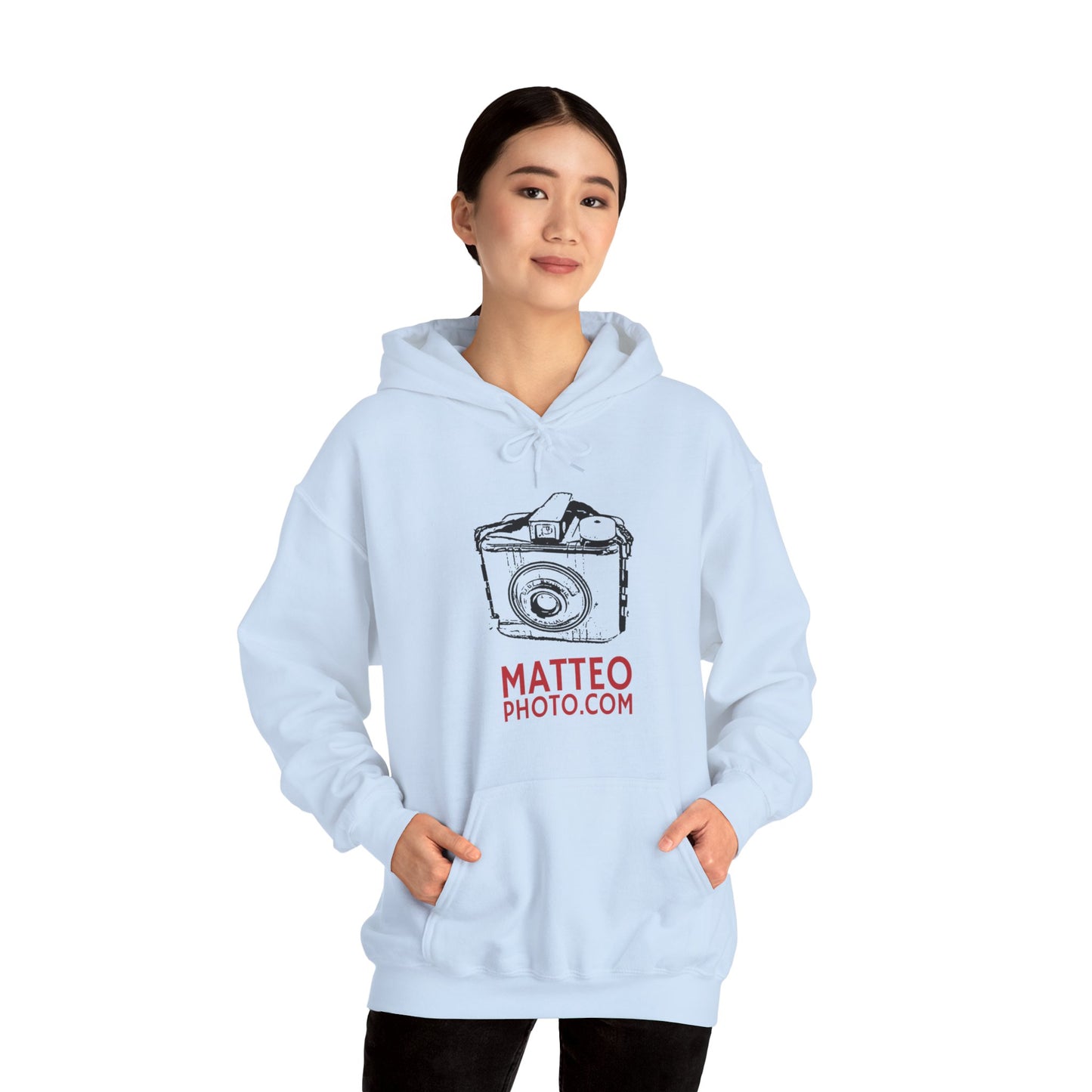 Matteo Photography Baby Brownie Logo | Unisex Heavy Blend™ Hooded Sweatshirt