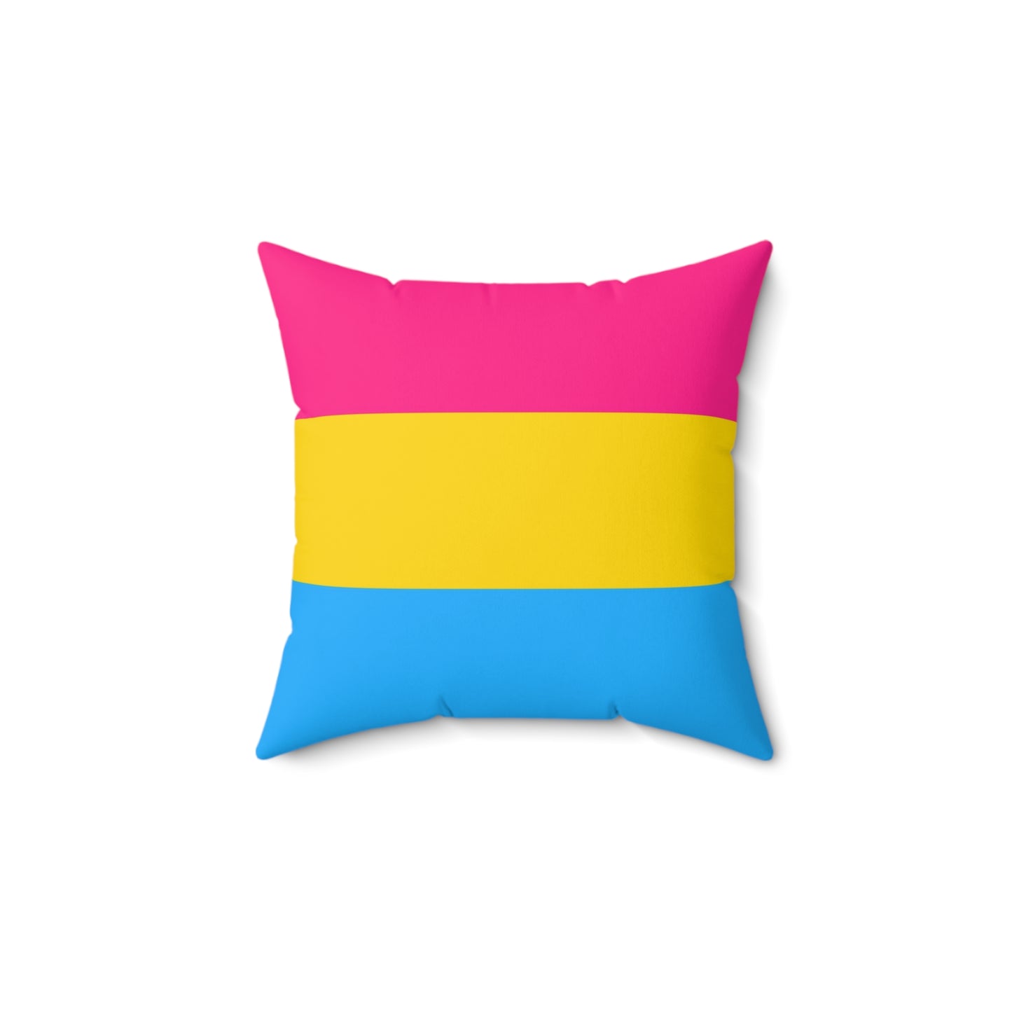 Pansexual Pride Flag | Throw Pillow | Blue Yellow Pink