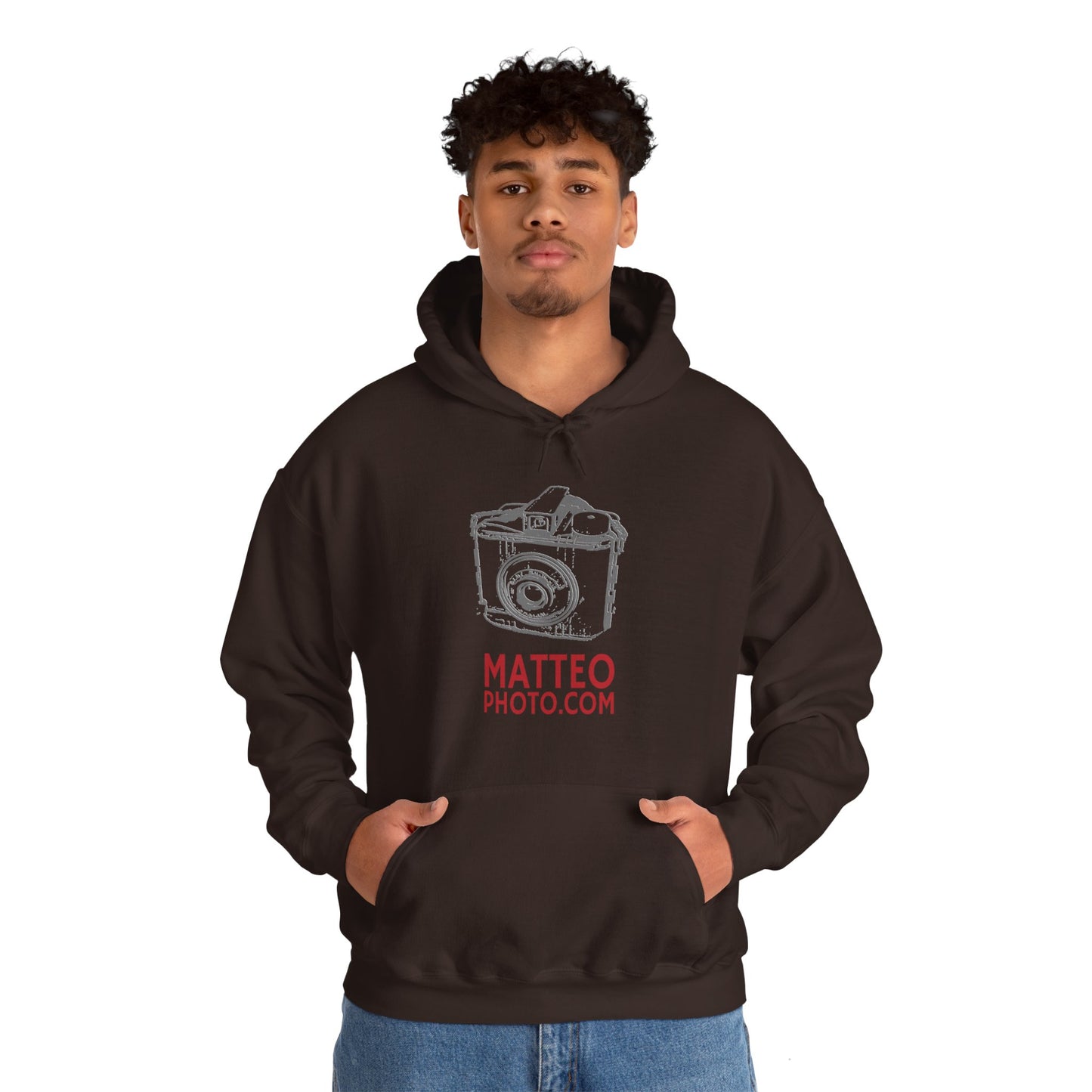 Matteo Photography Baby Brownie Logo | Unisex Heavy Blend™ Hooded Sweatshirt