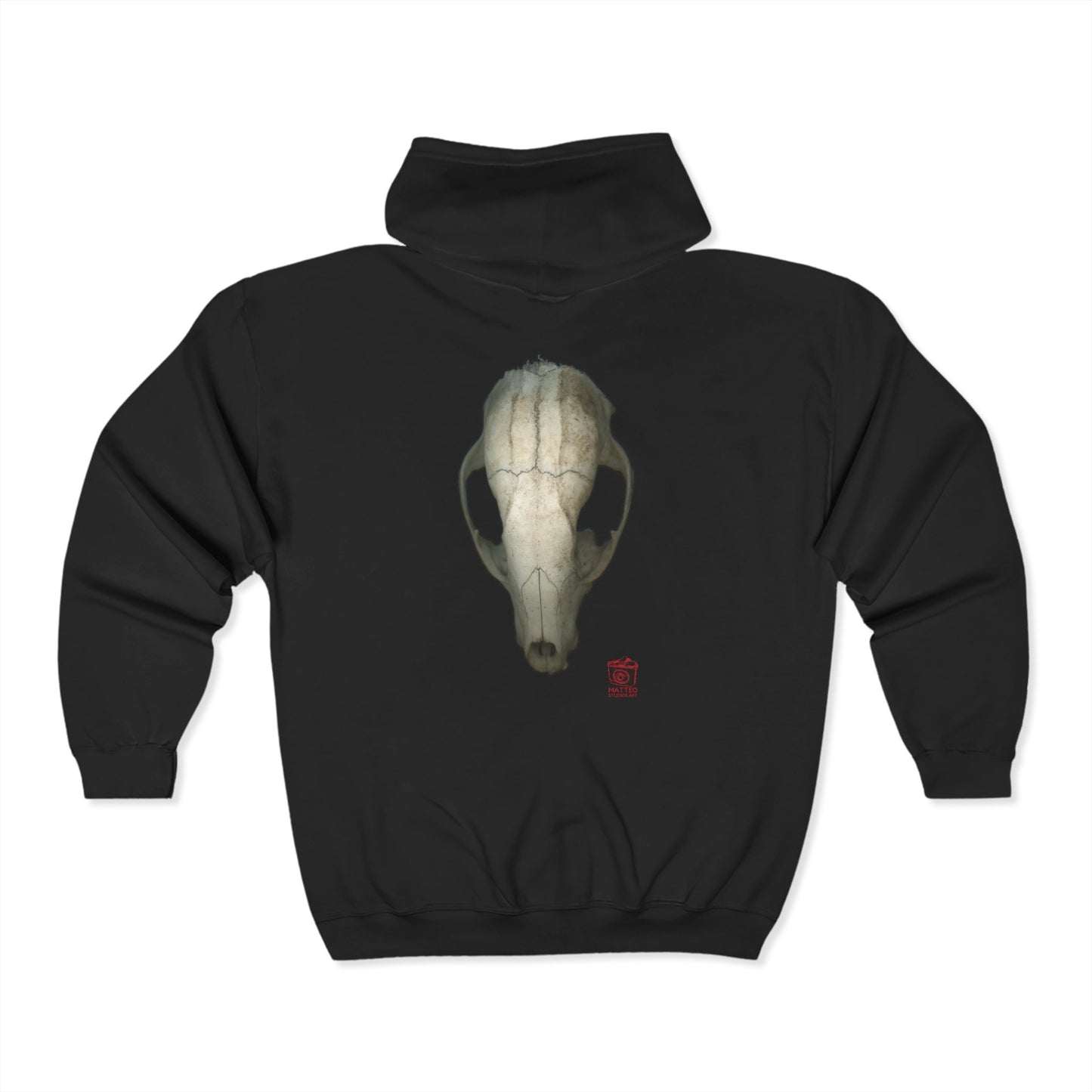 Raccoon Skull Superior | Unisex Heavy Blend™ Full Zip Hooded Sweatshirt