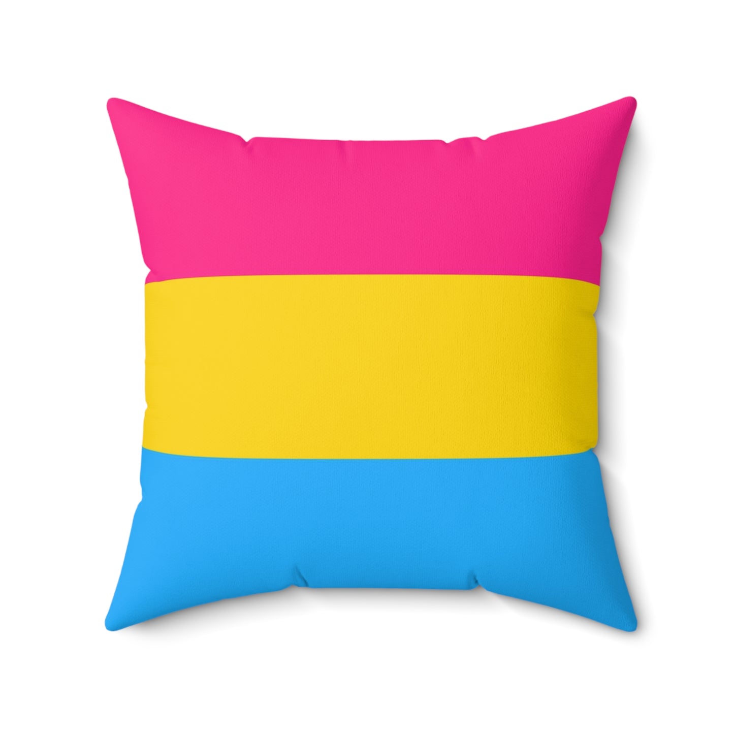 Pansexual Pride Flag | Throw Pillow | Blue Yellow Pink