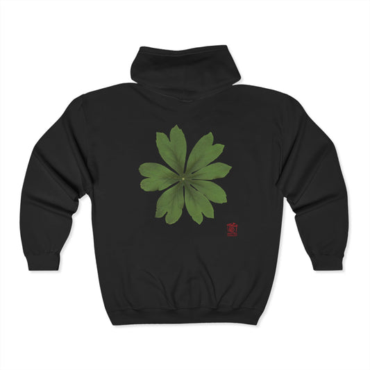 Mayapple, Podophyllum | Unisex Heavy Blend™ Full Zip Hooded Sweatshirt
