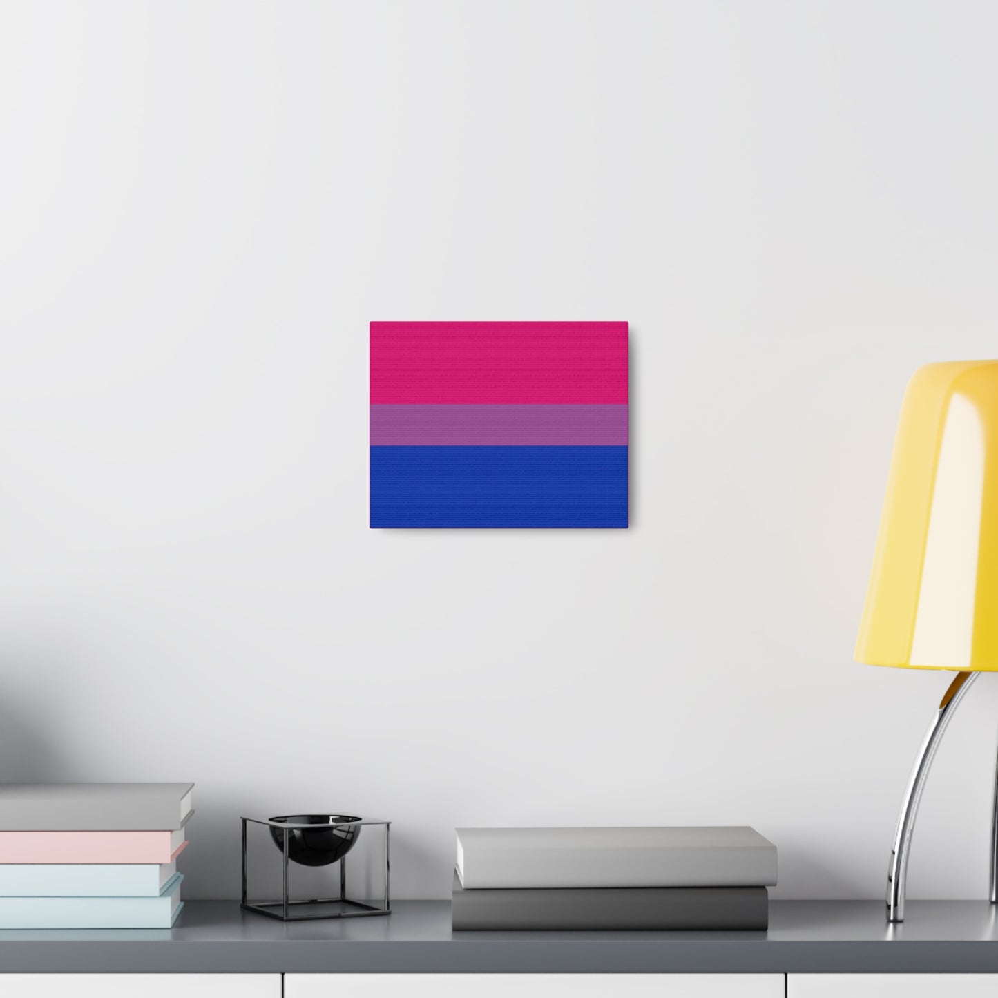 Bisexual Pride Flag | Canvas Print | Hot Pink Sides