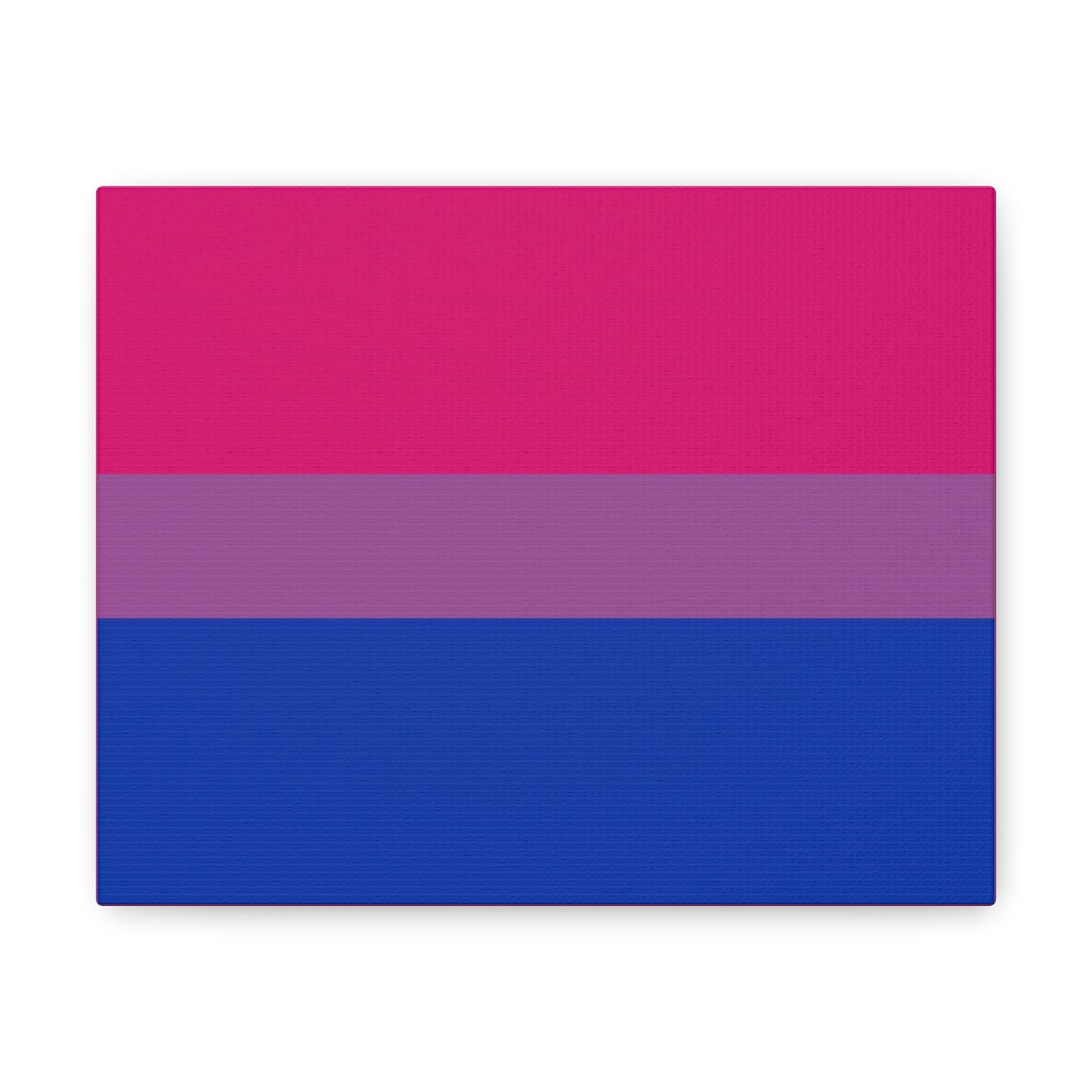 Bisexual Pride Flag | Canvas Print | Hot Pink Sides
