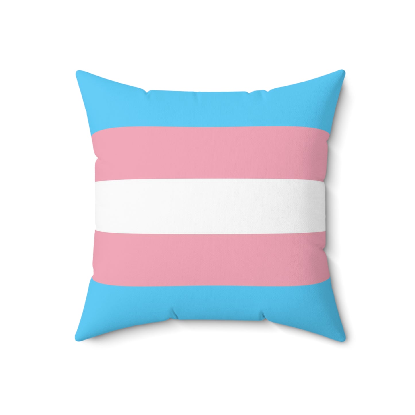 Transgender Pride Flag | Throw Pillow | Blue Pink White