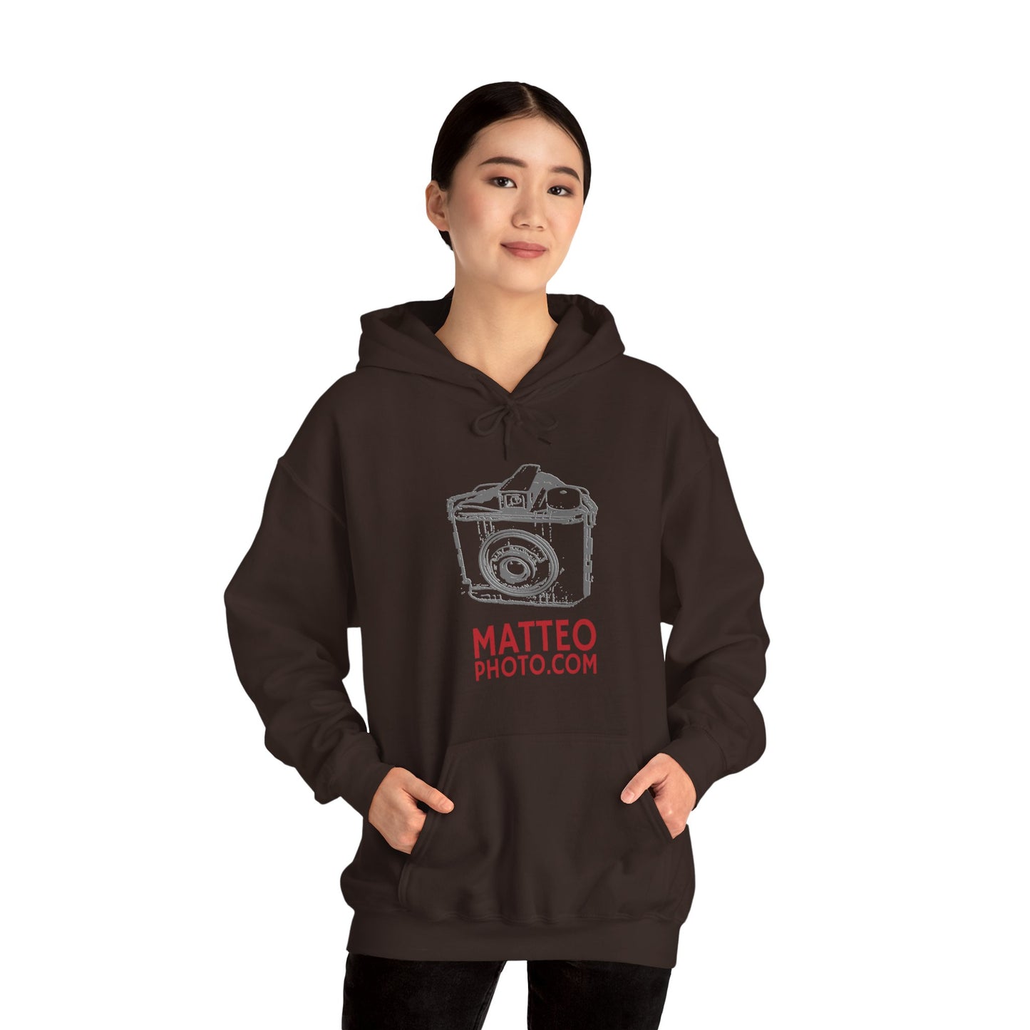 Matteo Photography Baby Brownie Logo | Unisex Heavy Blend™ Hooded Sweatshirt