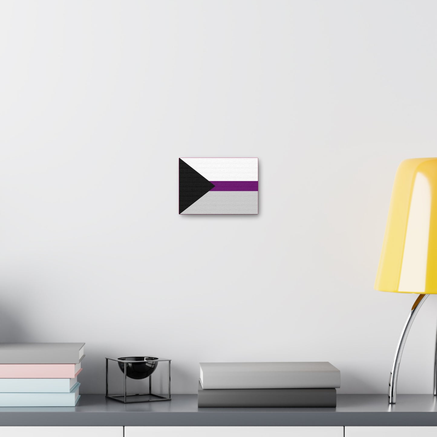Demisexual Pride Flag | Canvas Print | Hot Pink Sides