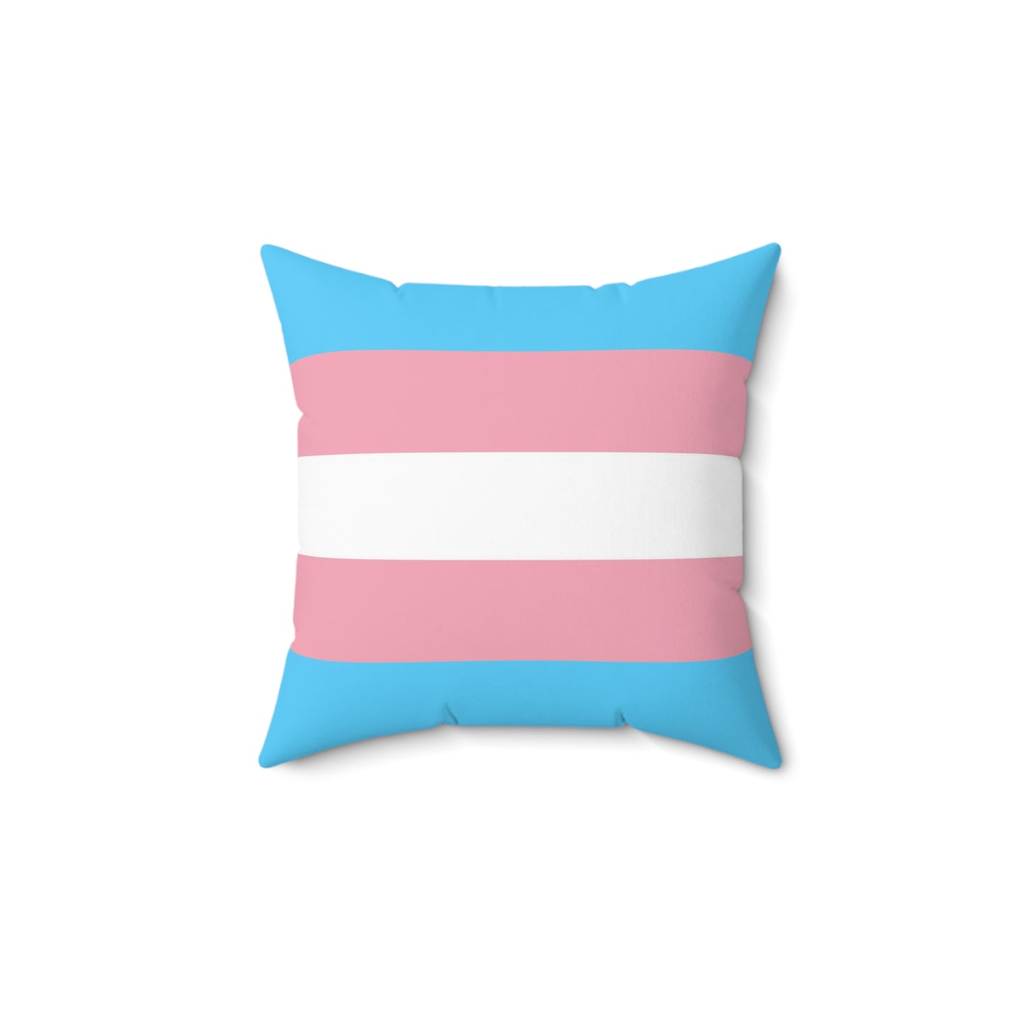 Transgender Pride Flag | Throw Pillow | Blue Pink White