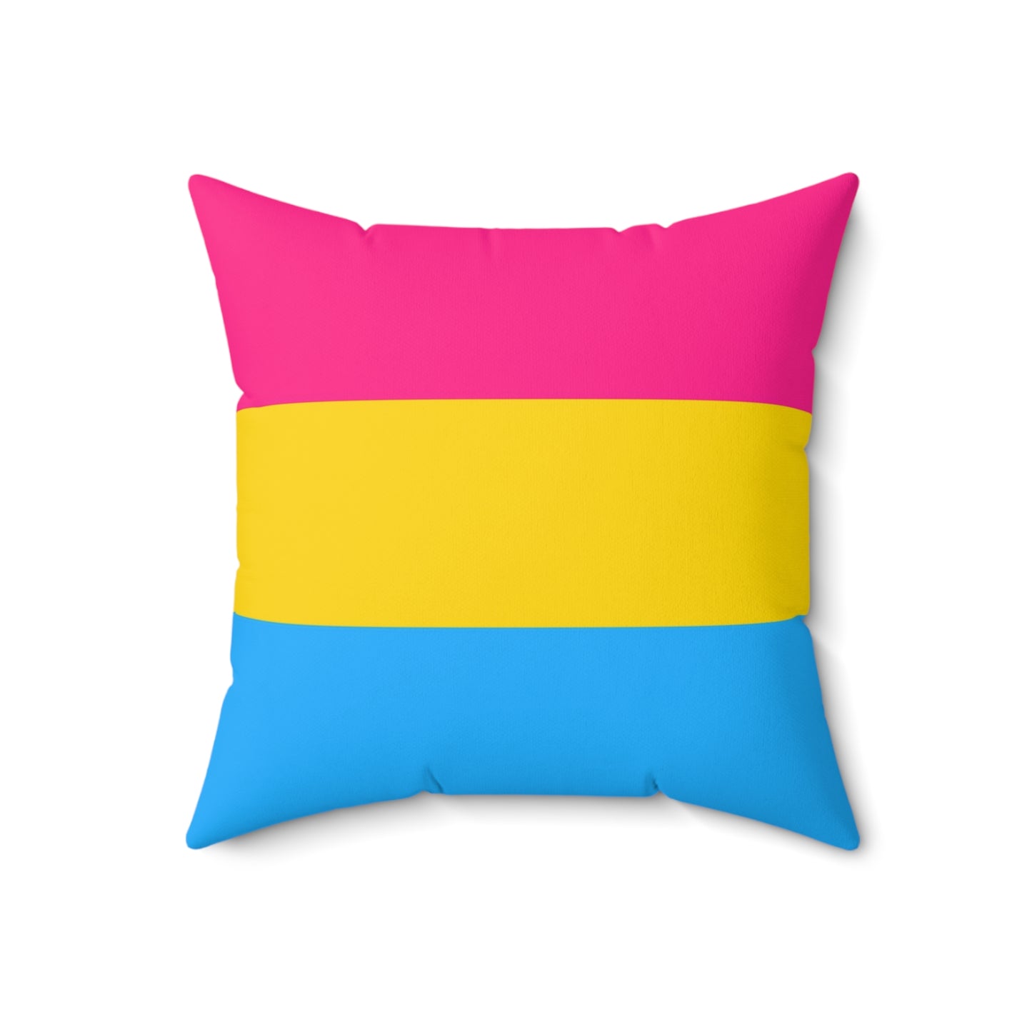 Pansexual Pride Flag | Throw Pillow | Blue Yellow Pink