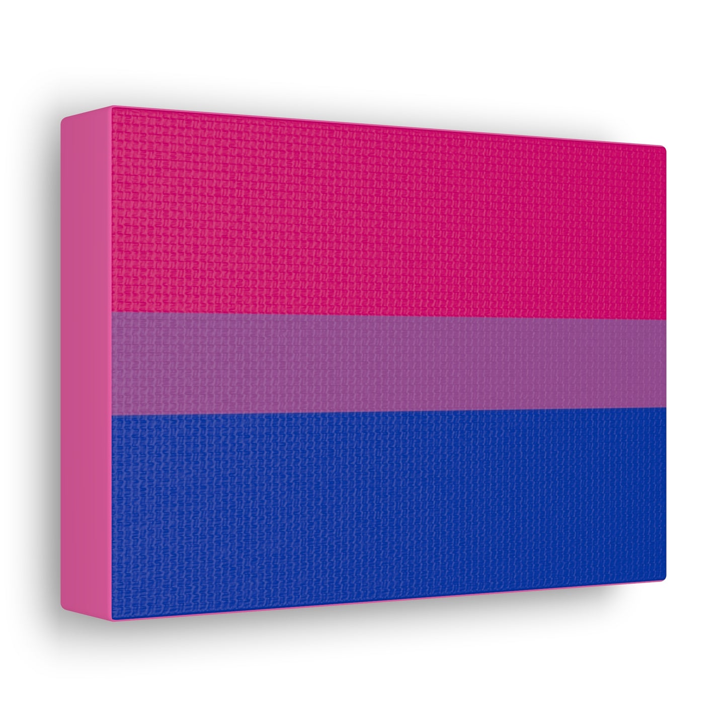 Bisexual Pride Flag | Canvas Print | Hot Pink Sides