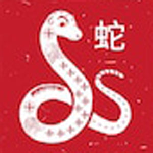 Snake Chinese Zodiac | Pinback Button | 1in