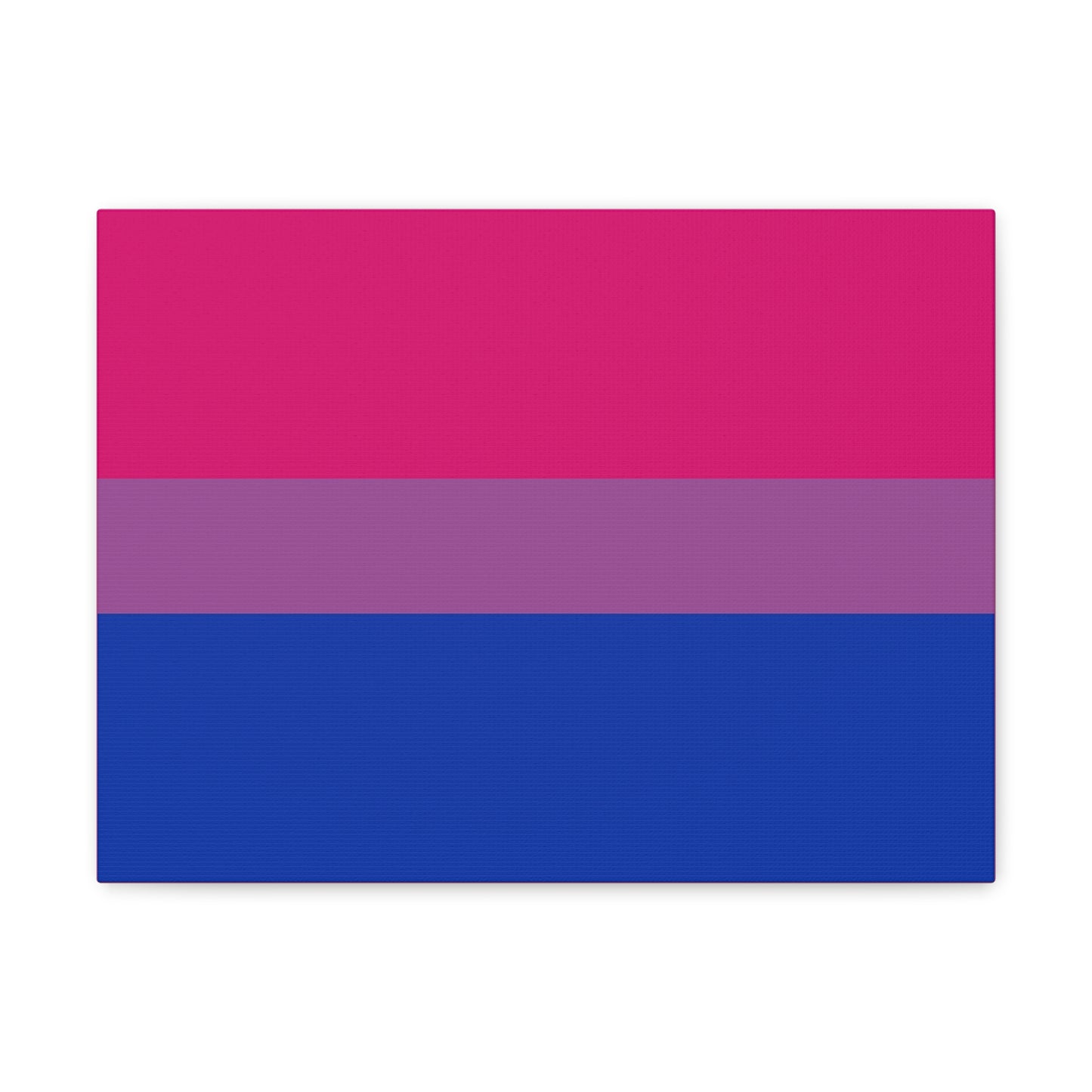Bisexual Pride Flag | Canvas Print | Hot Pink Sides